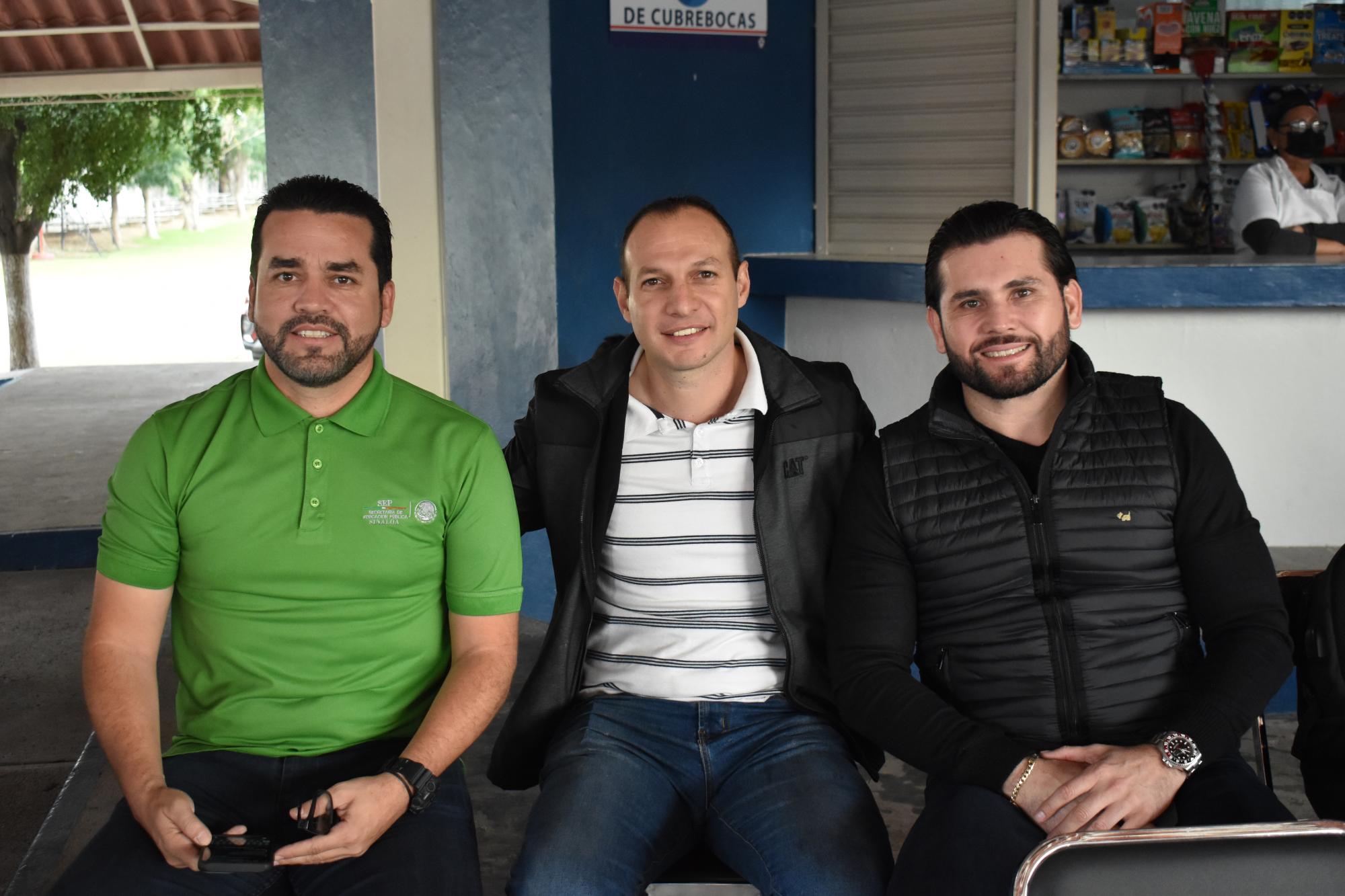 $!Joan Gómez, Sergio Hernández e Iván Bazán.