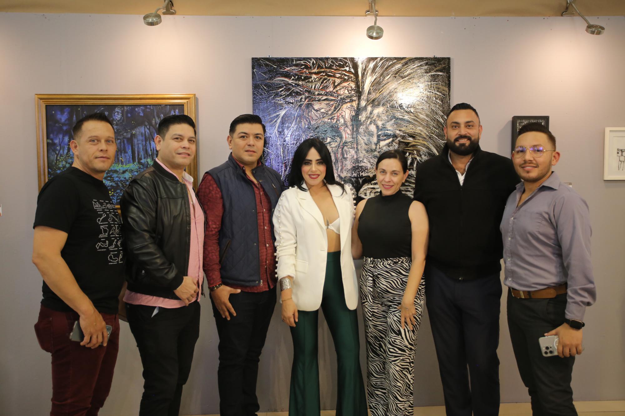 $!Gazelem Lara Soto, Eleazar Espinoza, Luis Alberto Gutiérrez, Nadia Hassan, Marcela Montes, Javier Pérez y Rodolfo Tirado.