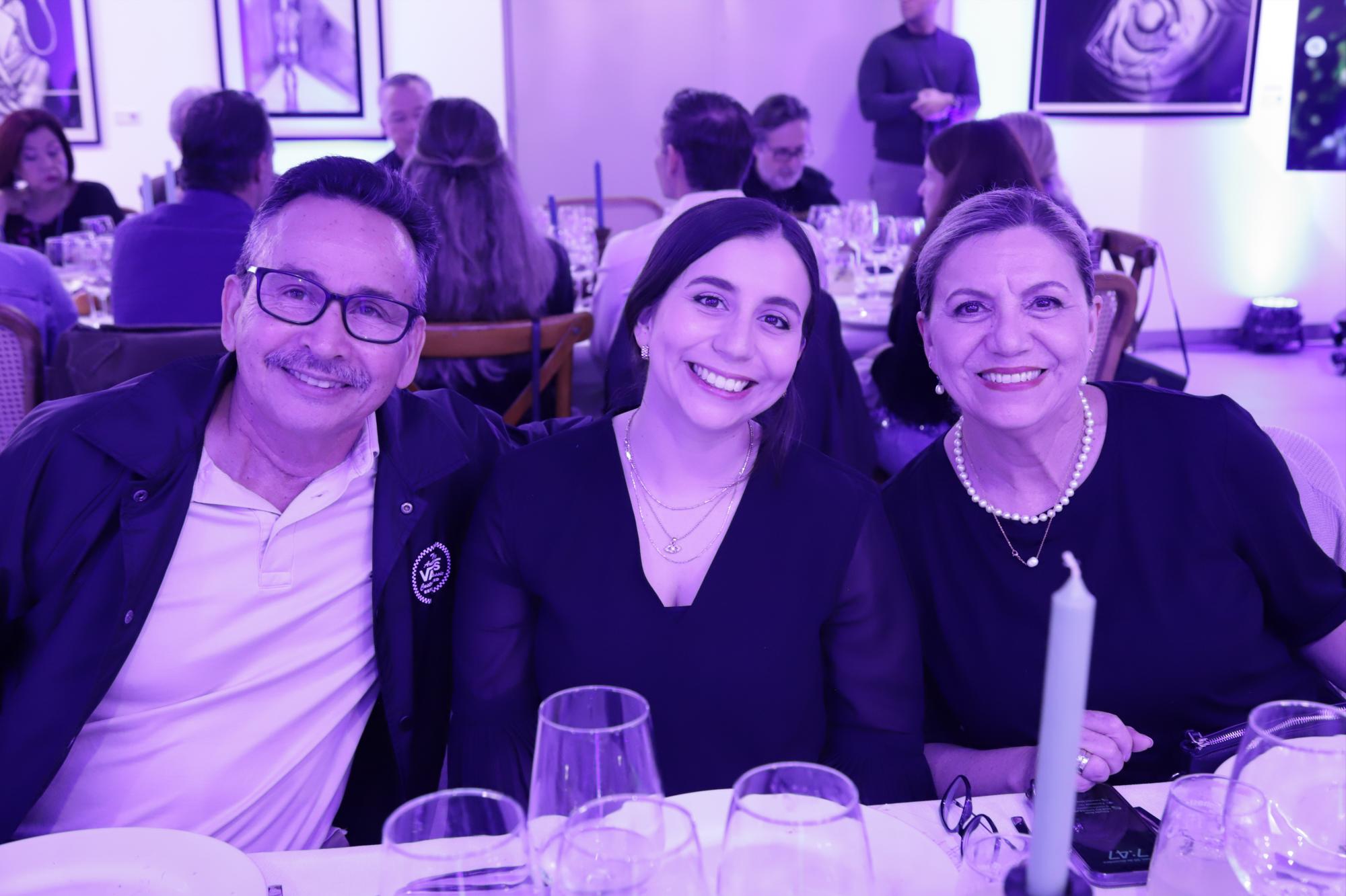 $!Leonardo Zamora, Lida Zamora y Lida Zúñiga.