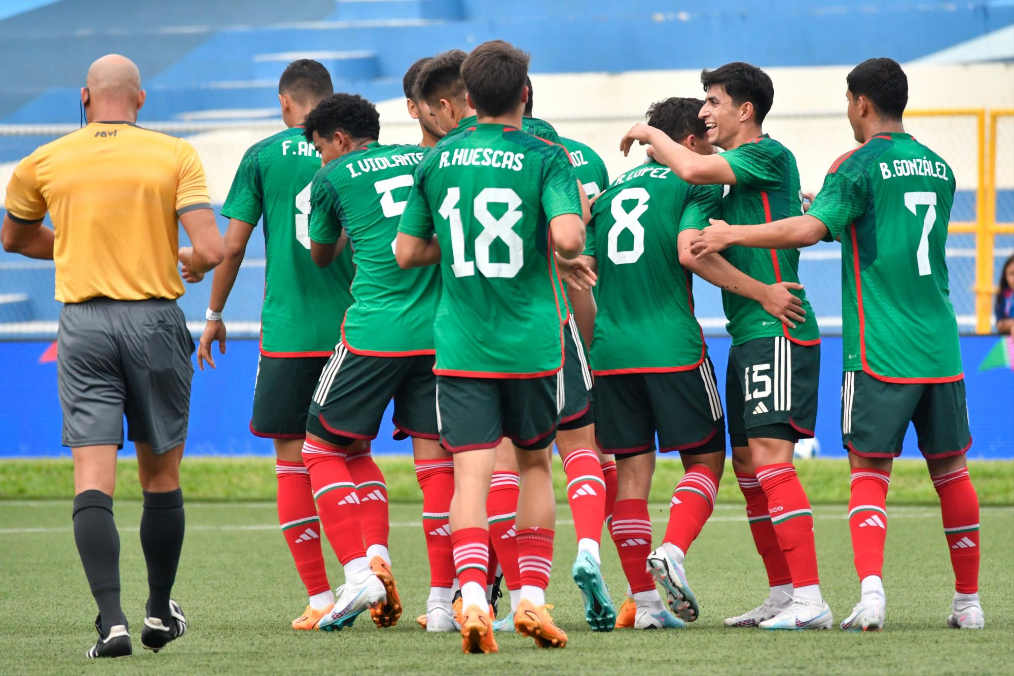 $!¡Van por el oro! Tri Sub 23 goleó a Honduras y llegó a la Final de los JCC 2023