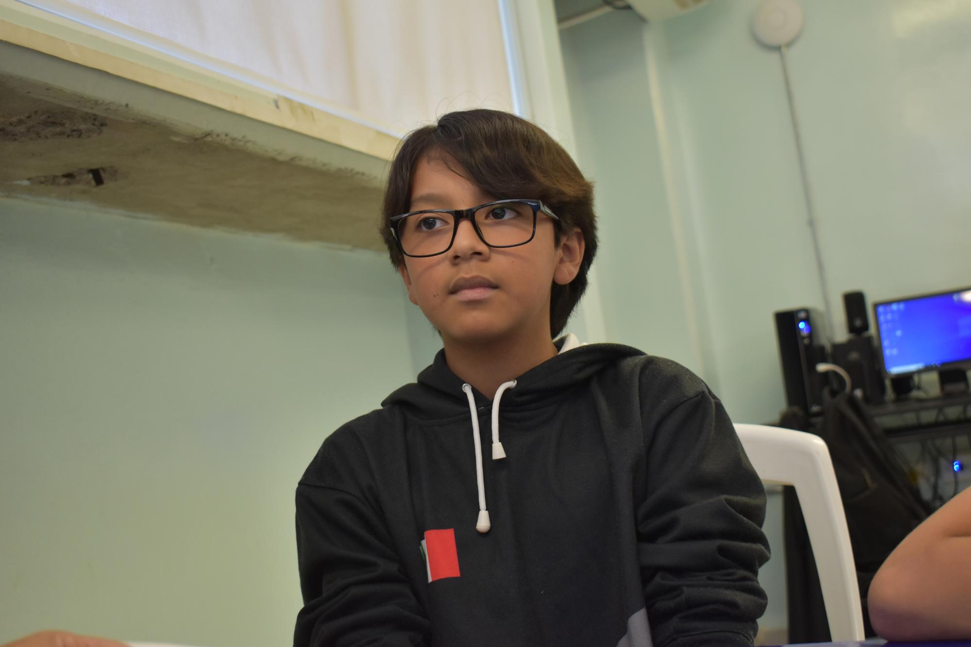 $!Fidel Abraham Beltrán Ochoa, 12 años, primero de secundaria.