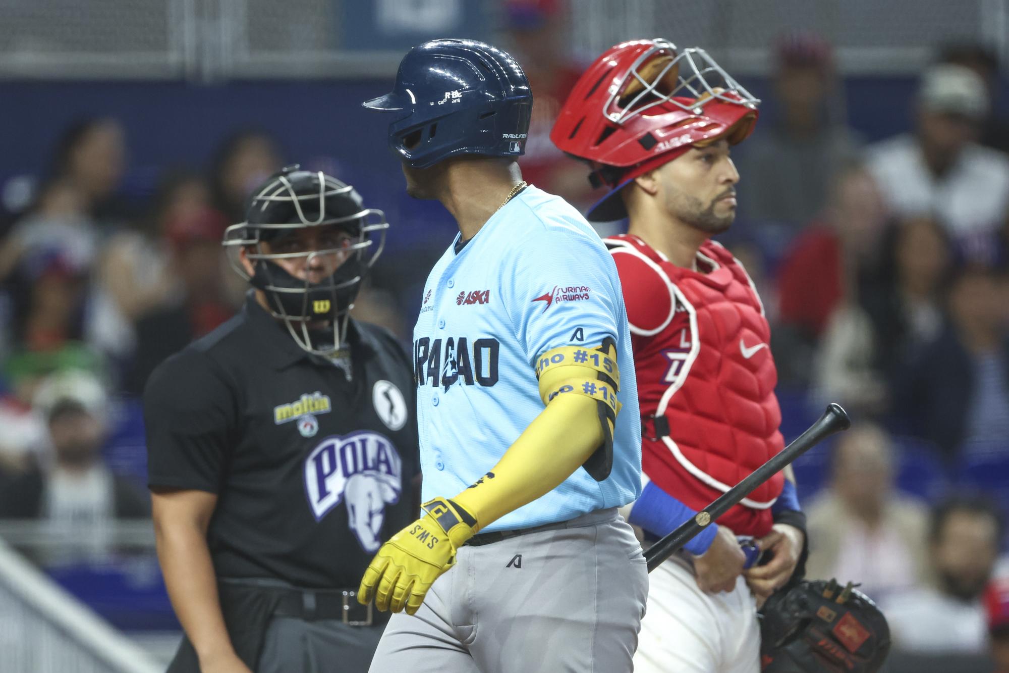 $!Dominicana derrota a Curazao y se acerca a las semifinales de la Serie del Caribe Miami 2024