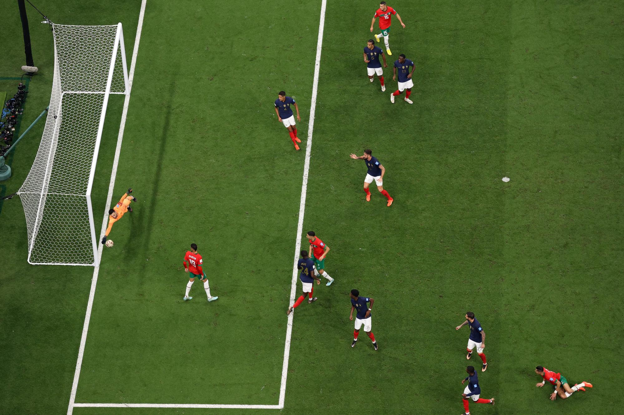 $!Francia sufre, pero vence a Marruecos y avanza a la final de Qatar