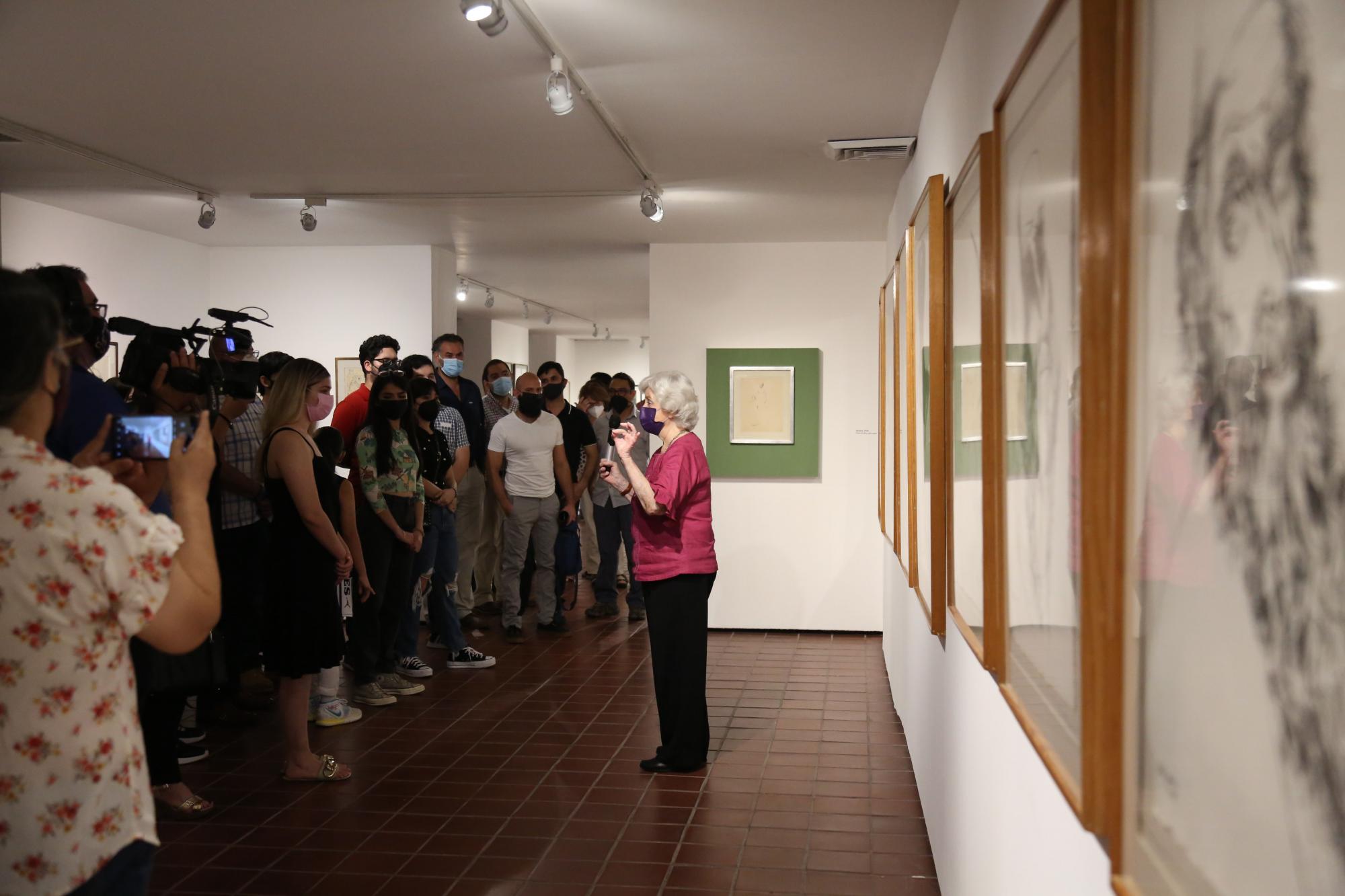 $!Miriam Kaiser, durante el recorrido.
