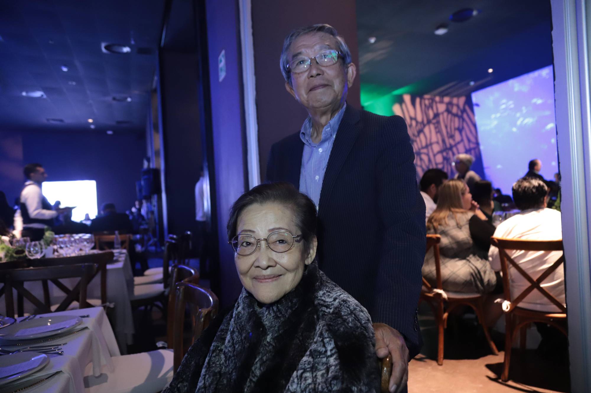 $!Esperanza Kasuga de Yoshii y Tsutomu Yoshii.