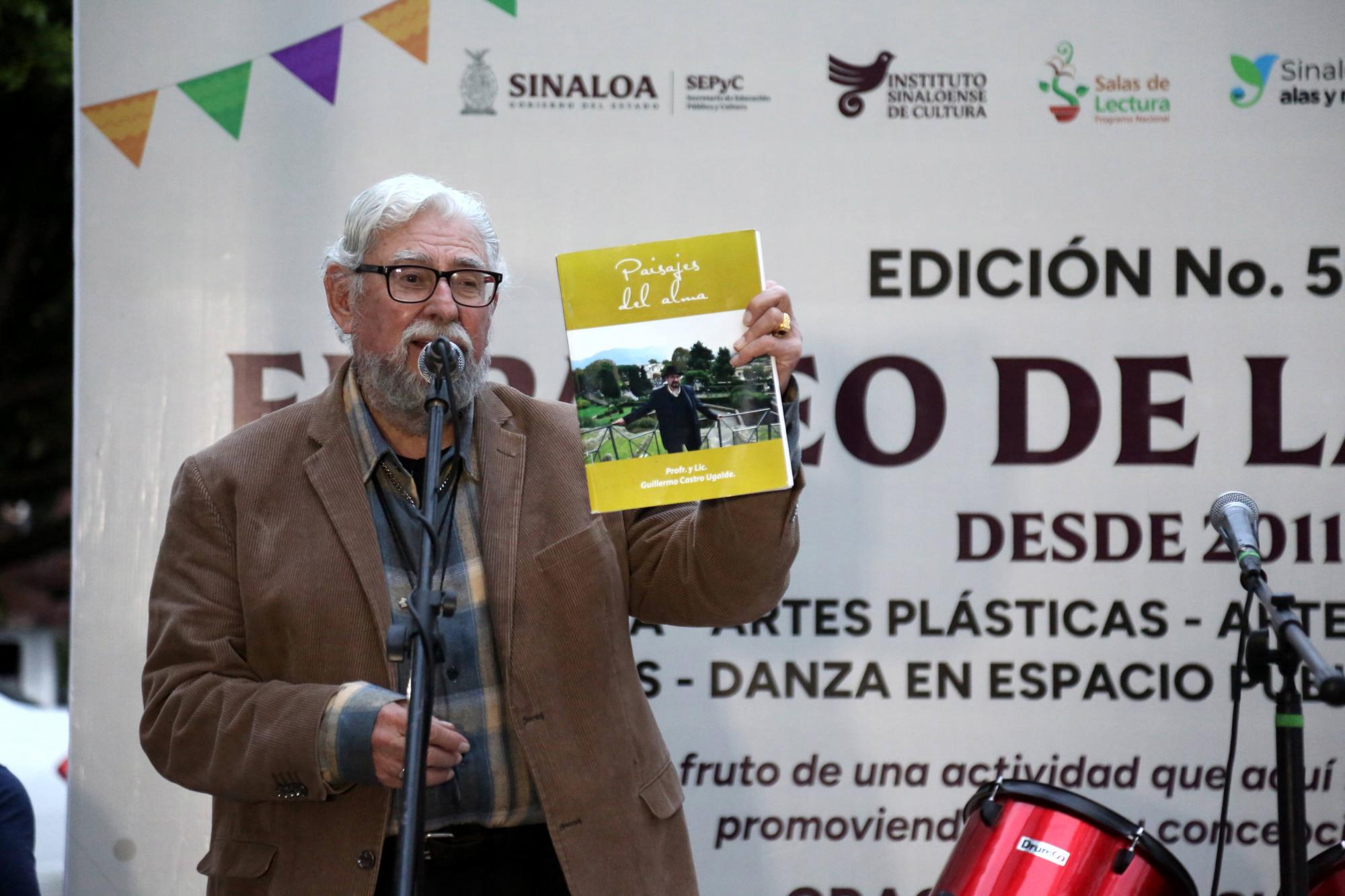 $!Guillermo Castro Ugalde comparte su poesía.