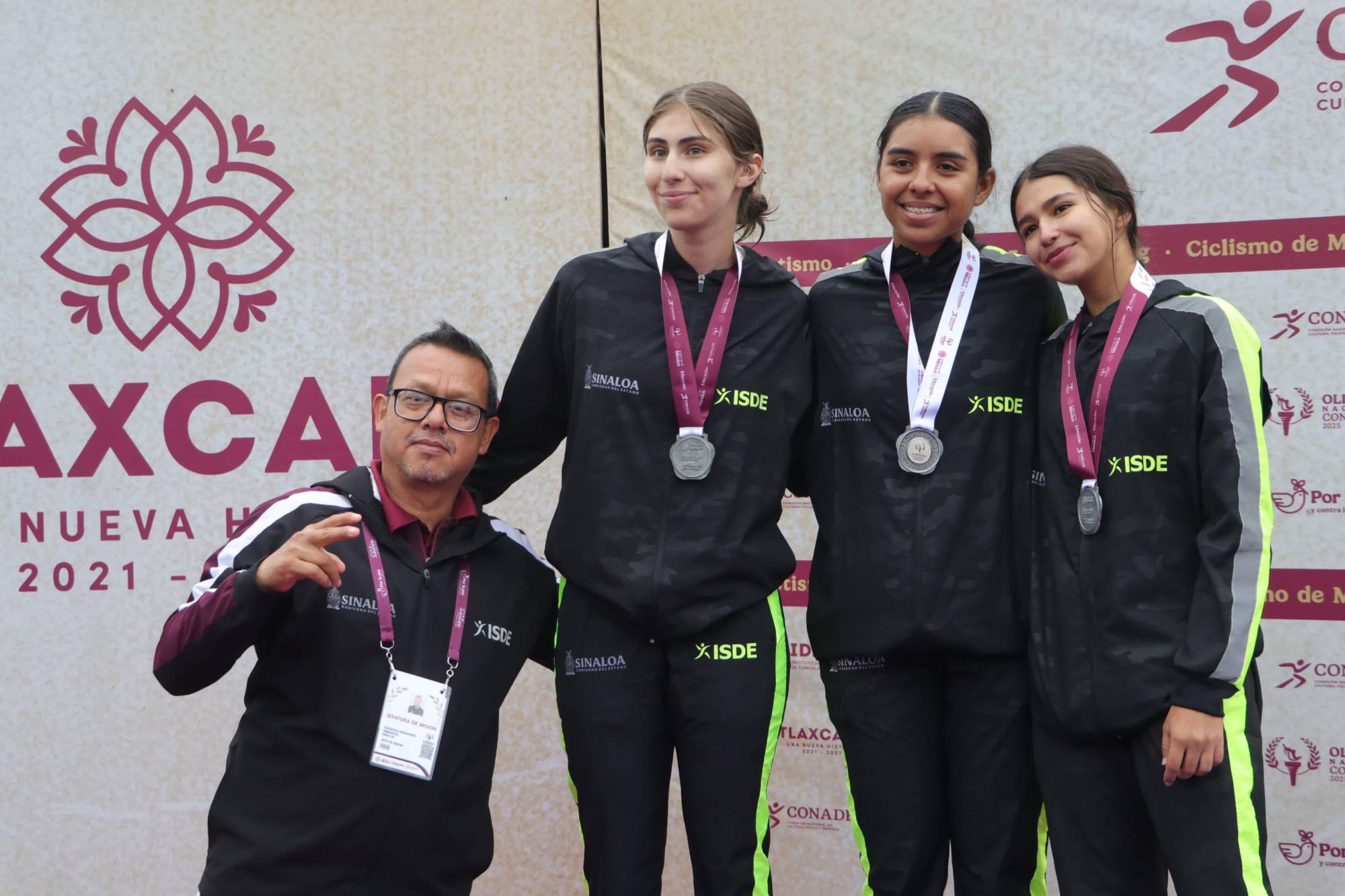 $!Akari Valenzuela da oro a Sinaloa en ciclismo de ruta y lidera plata por equipos en la Olimpiada Nacional