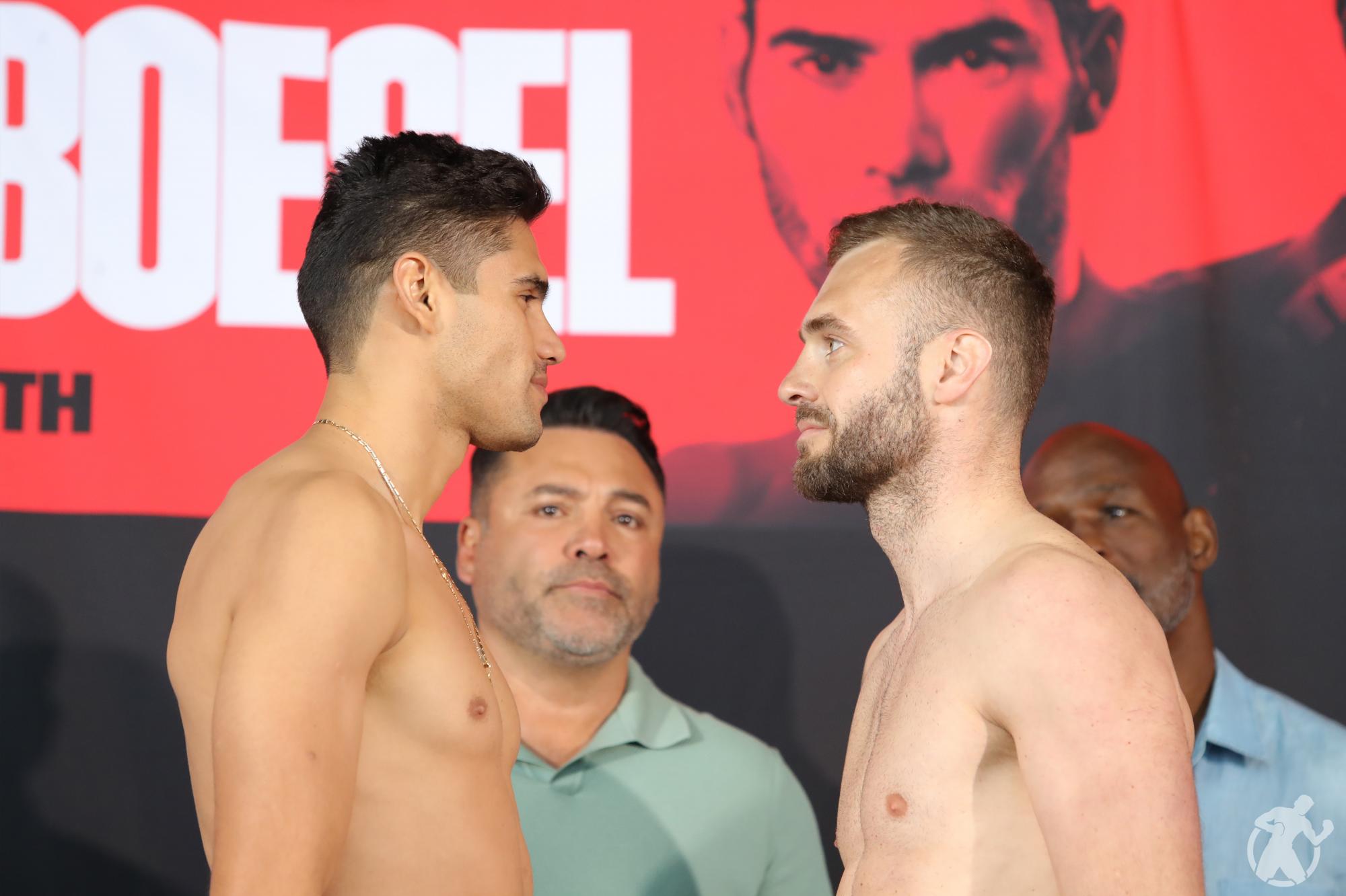 $!‘Zurdo’ Ramírez libra la báscula y está listo para enfrentar a Dominic Boesel