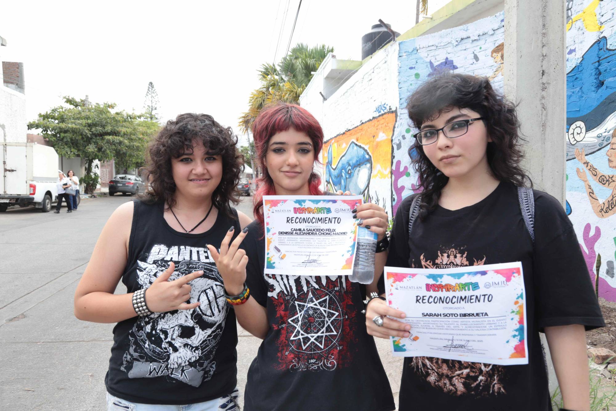 $!Denise Chon, Camila Saucedo y Sarah Soto.