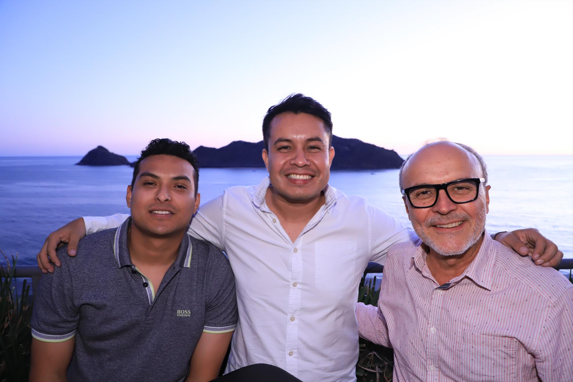 $!Genaro Hernández, Isaac Ríos y Jesús Daniel López.