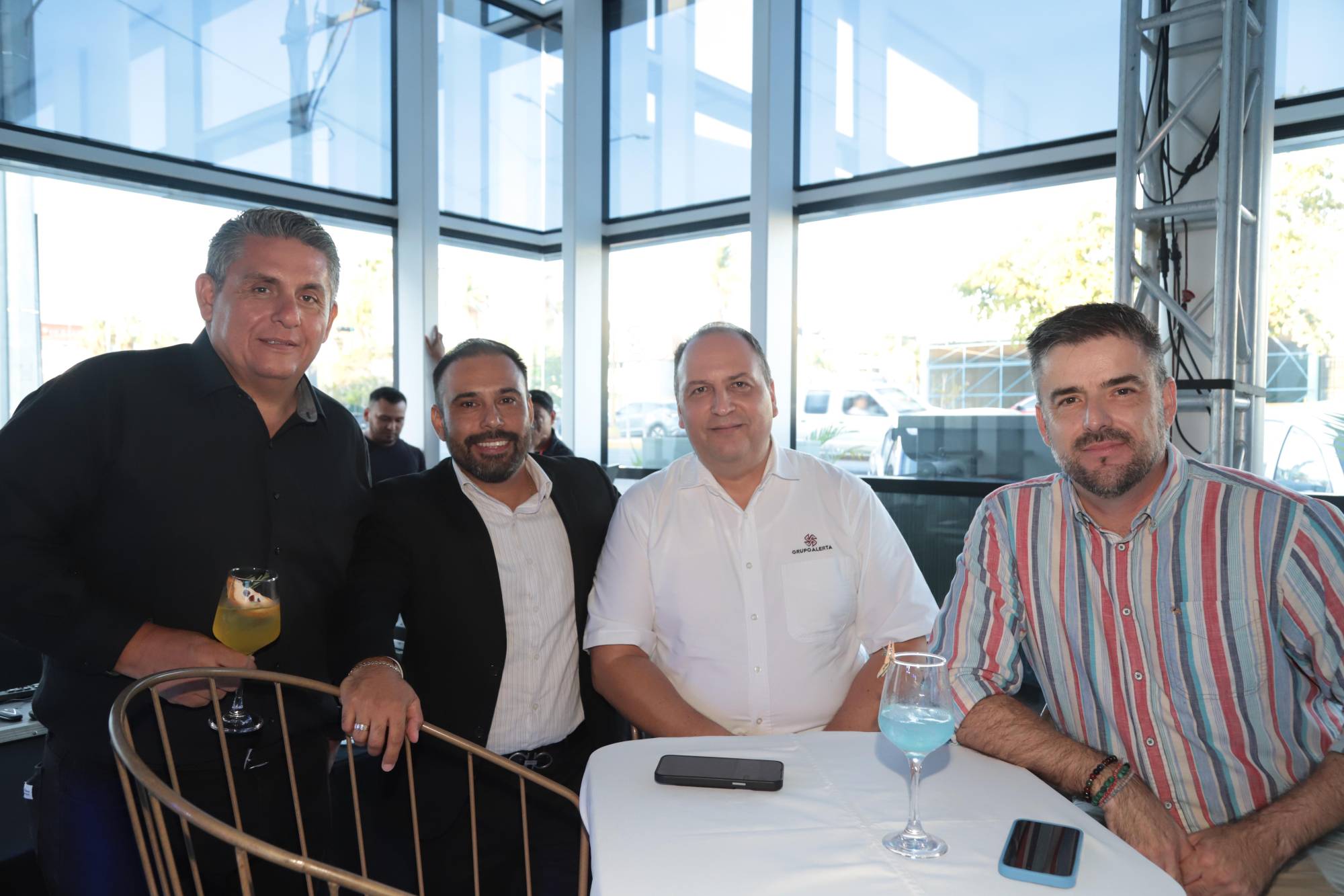 $!Adrián Rosell, Enrique Gómez, Felipe Sánchez y Johans Buratovich.