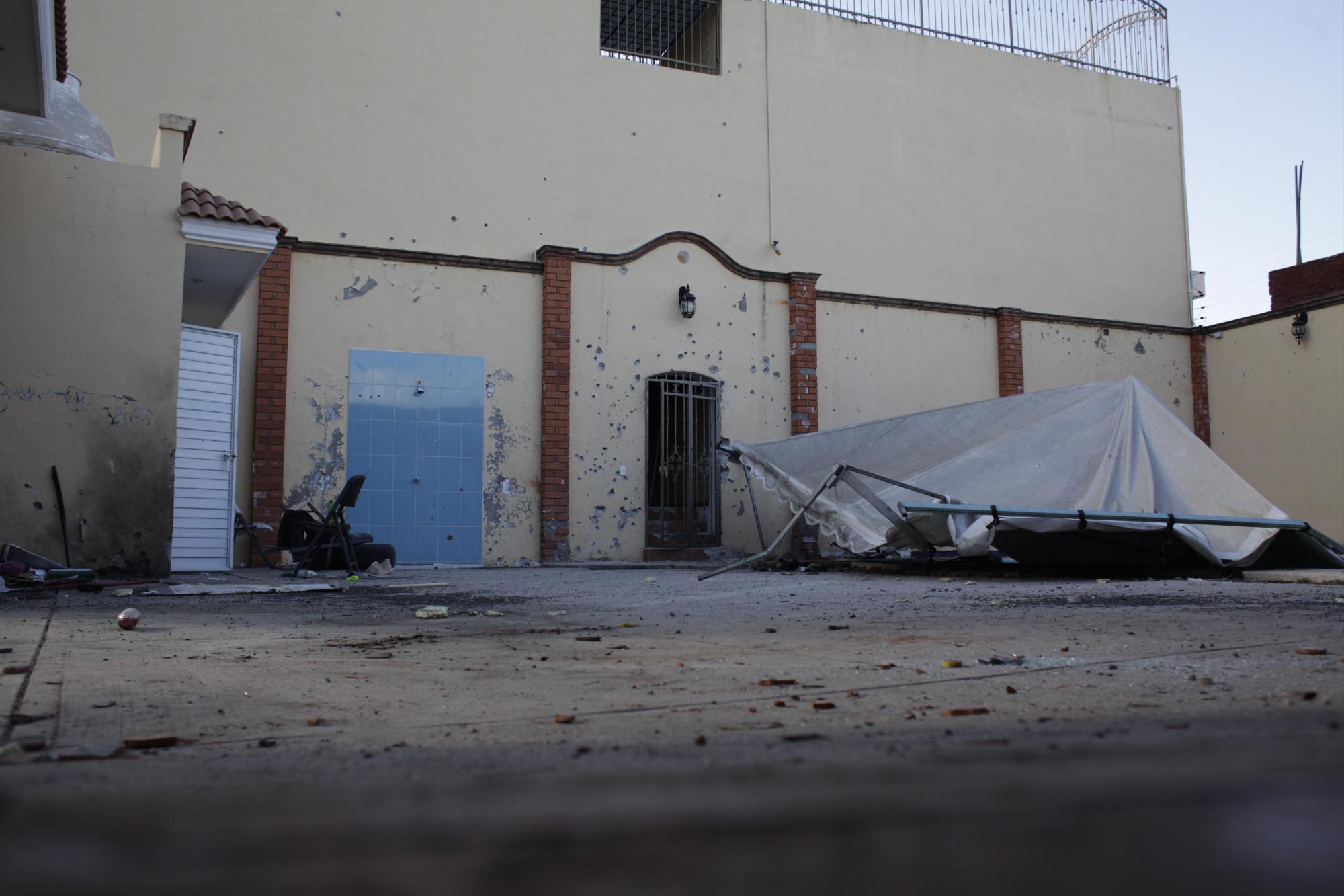 $!Casa en donde se realizó el operativo en contra de Patrón Sánchez “El H2”.
