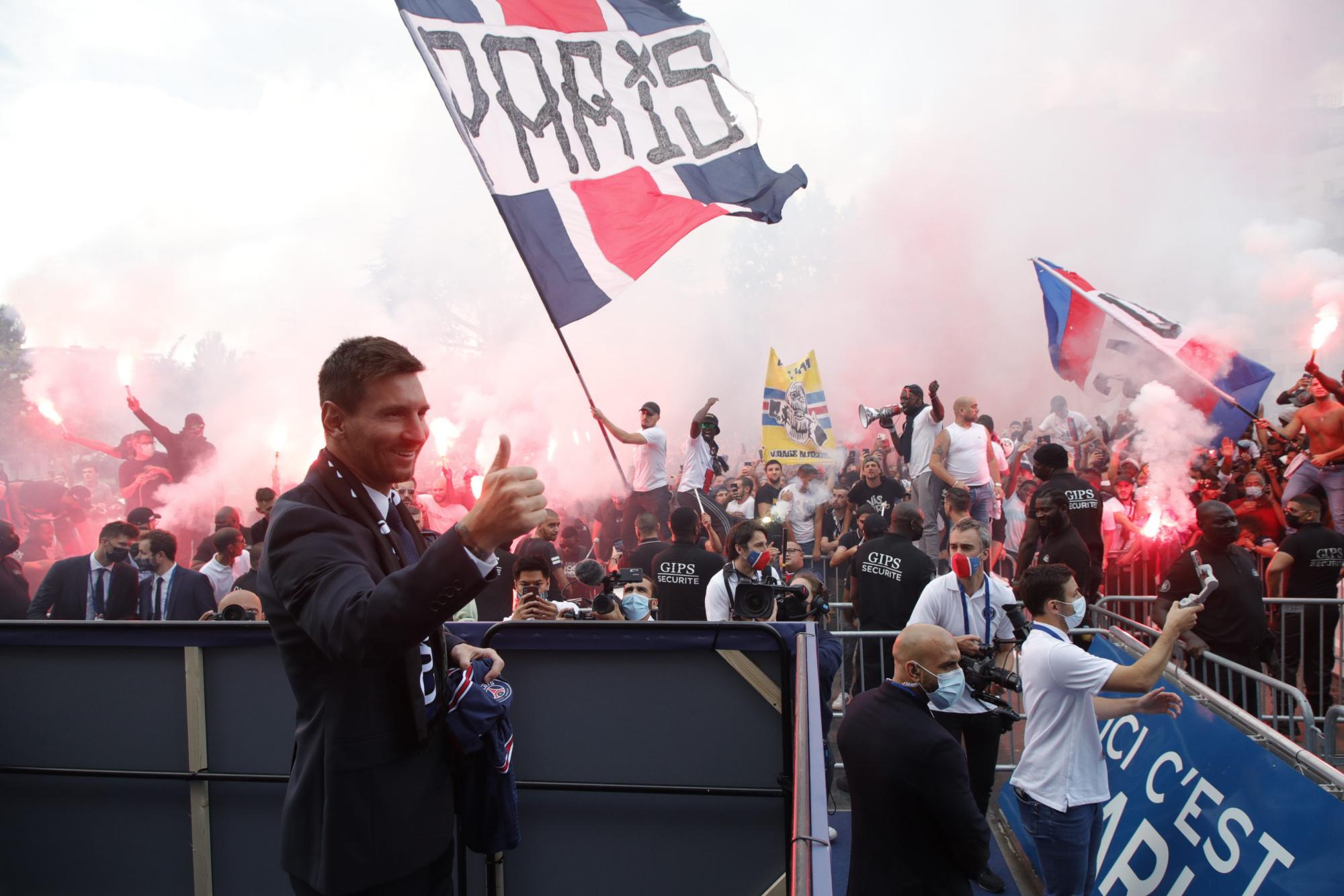 $!Lionel Messi es presentado como el fichaje estrella del PSG; ‘estoy muy feliz’, dice