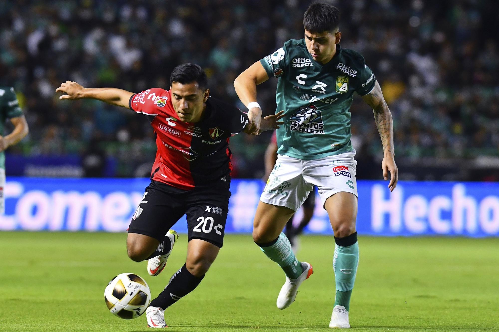 $!León da la voltereta ante Atlas y toma ventaja en la final del Apertura 2021