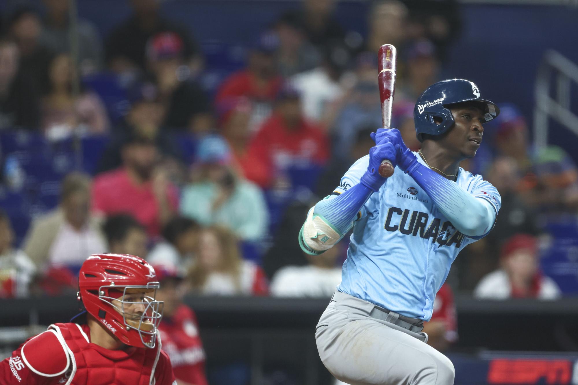 $!Dominicana derrota a Curazao y se acerca a las semifinales de la Serie del Caribe Miami 2024