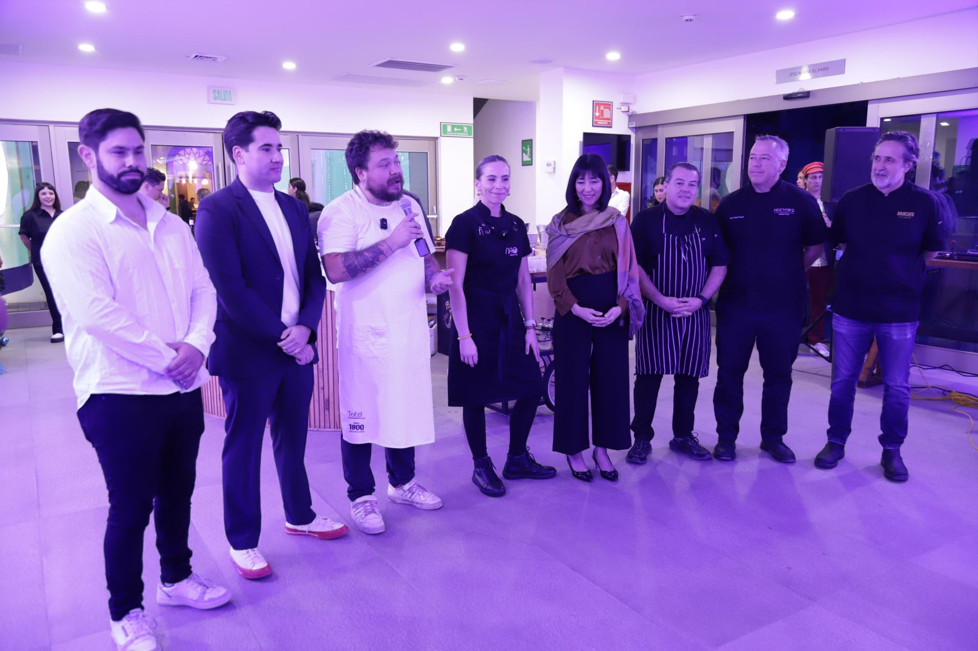 $!El chef Mario Papa agradece la invitación realizada por el Colectivo Cosinar y la asistencias de los comensales.