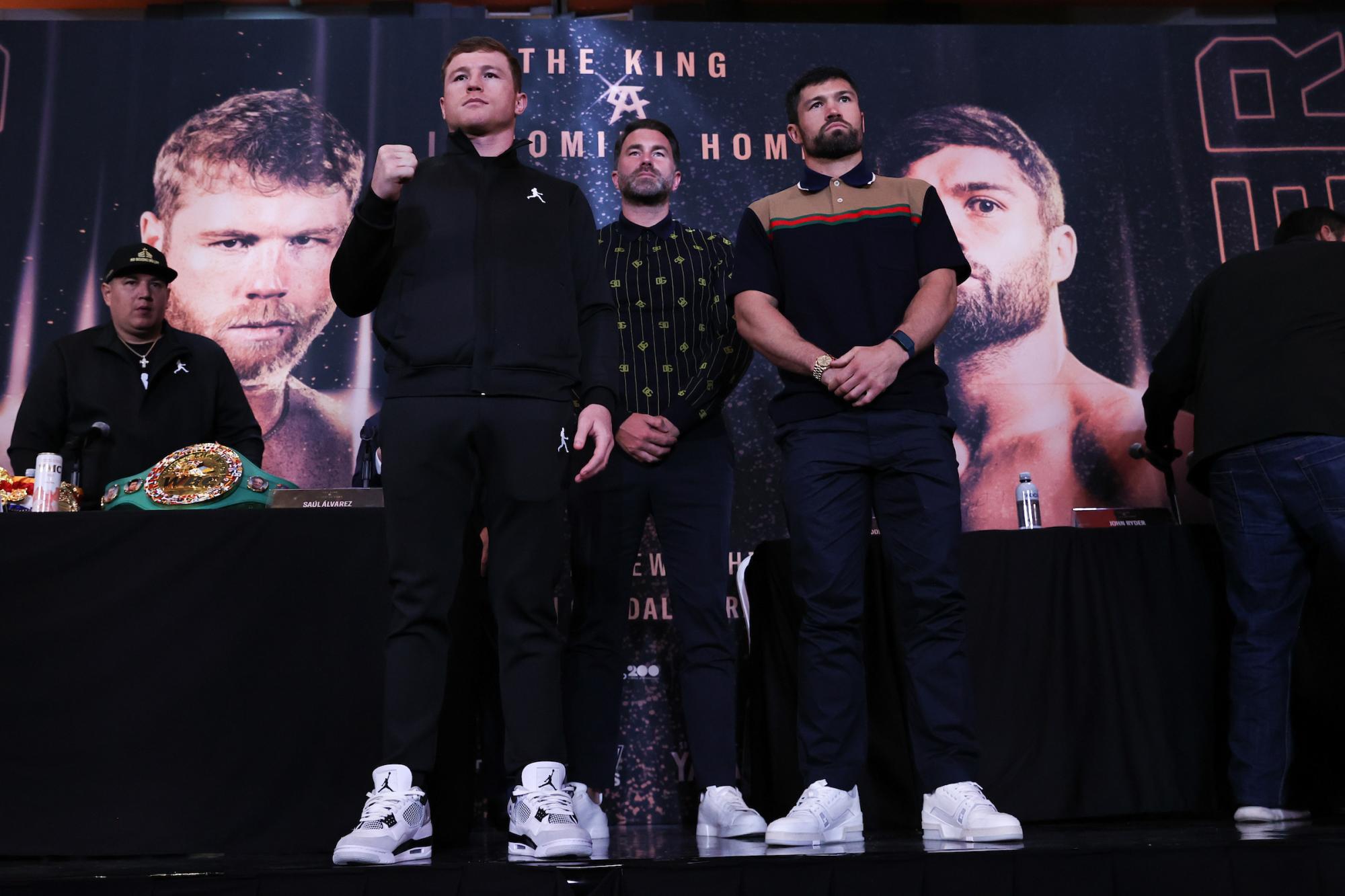 $!Canelo y Ryder frente a frente en Guadalajara