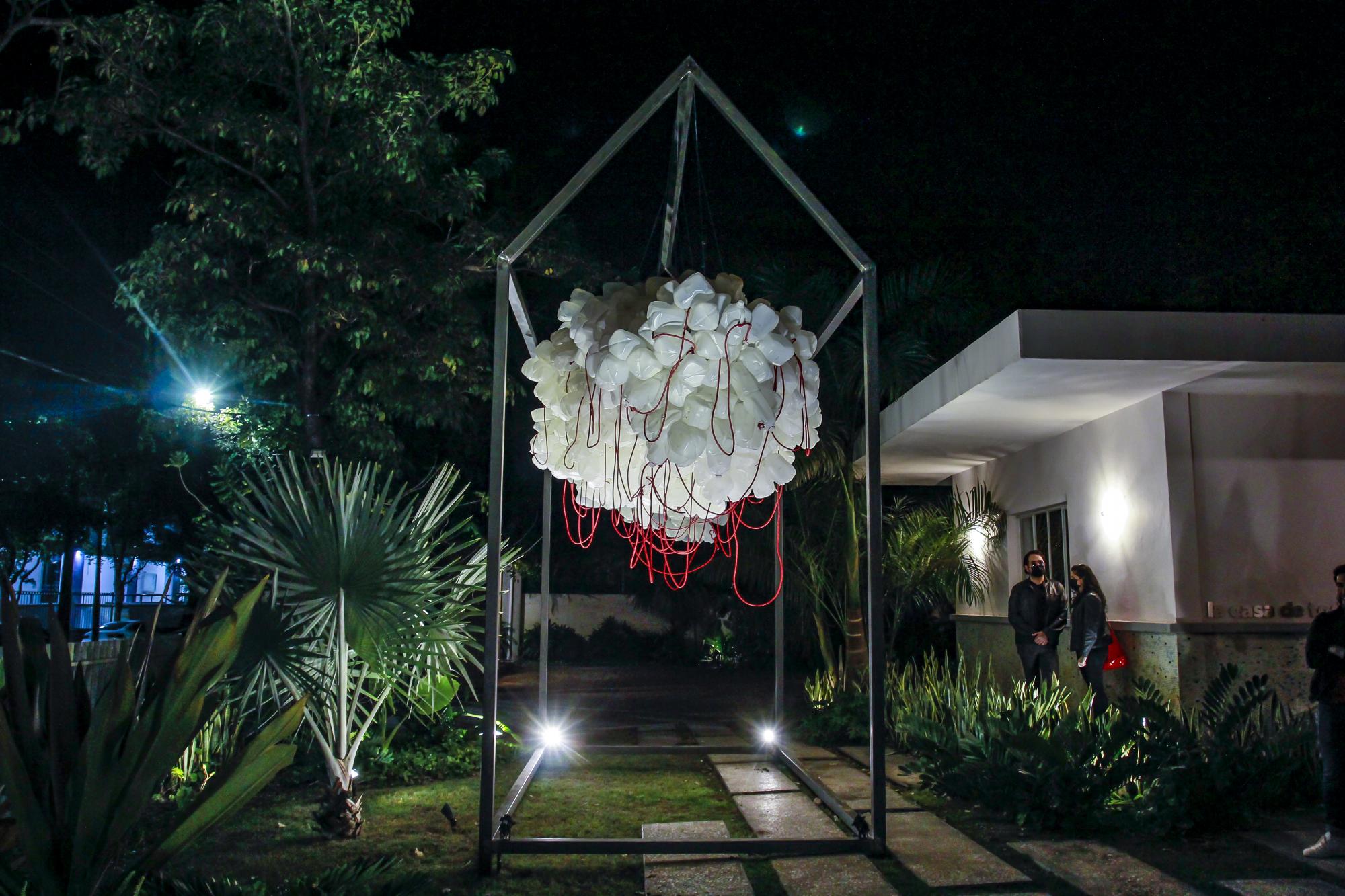 $!La pieza La Casa Nómada-Nube(s) aborda el tema del desplazamiento.
