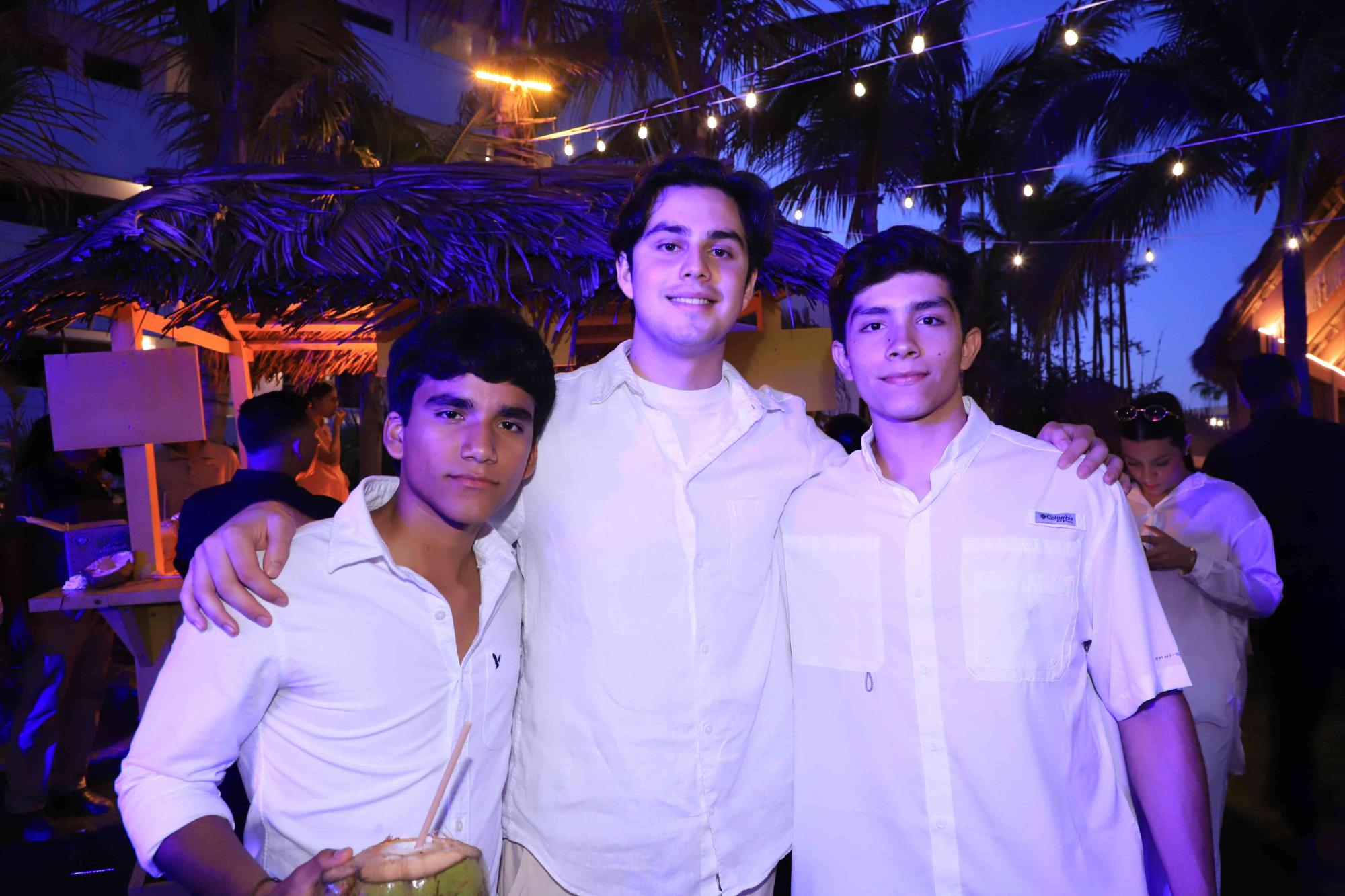 $!Ian Montiel, Gonzalo Valdez y Édgar Huerta.
