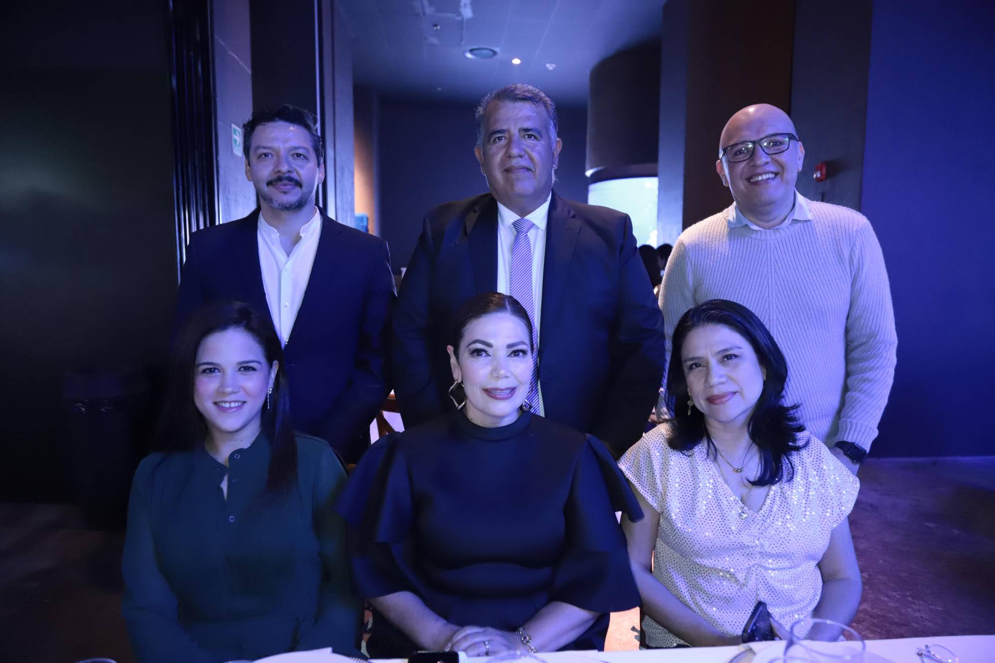 $!Adrián López Ortiz, Rodolfo Rodríguez, Héctor Castro, Ilsa Cárdenas de López, Elizabeth Peraza de Rodríguez y Guillermina García Nevares.
