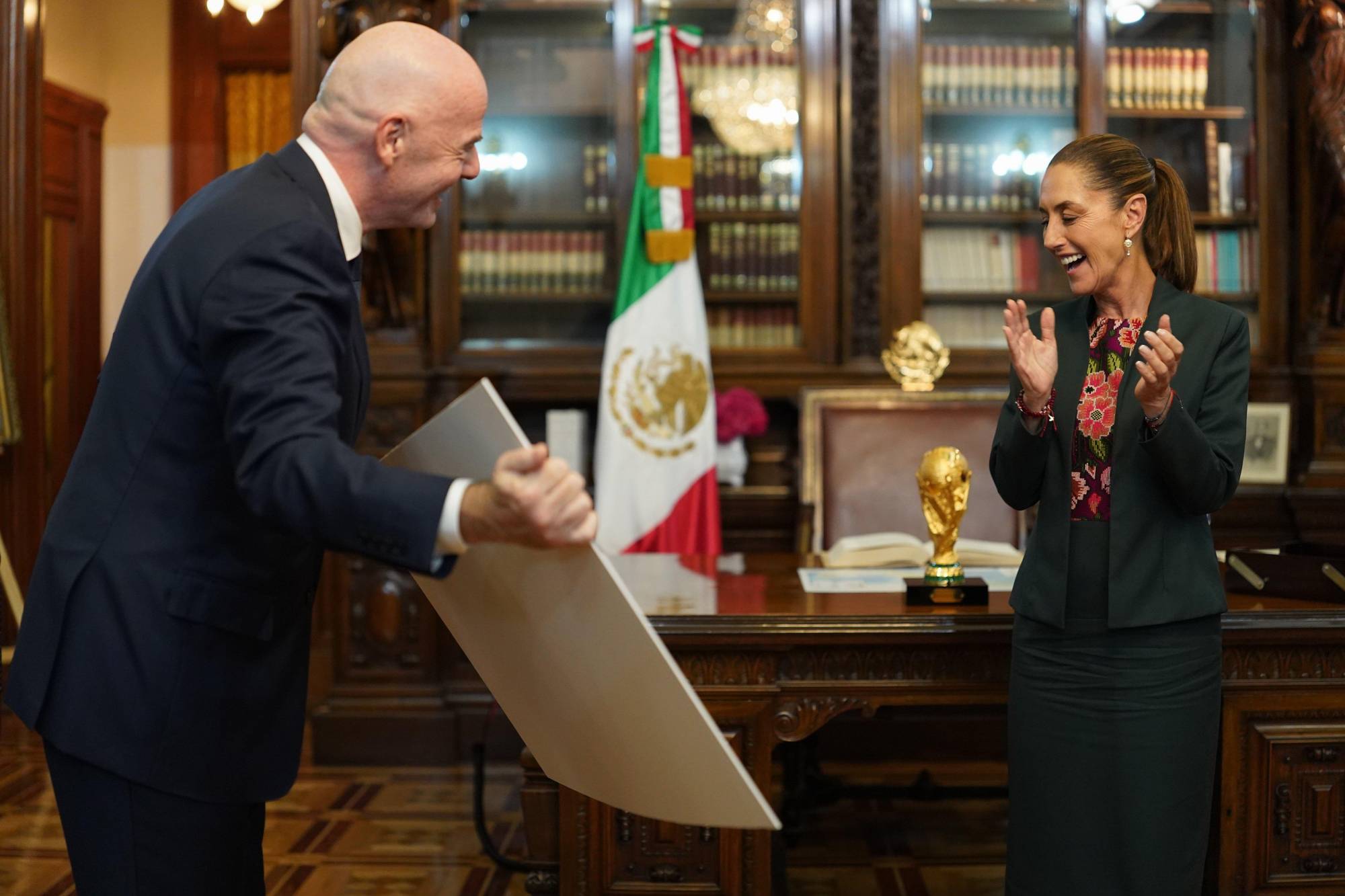 $!Claudia Sheinbaum propone sumar a México al programa de salud de FIFA, UNICEF y OMS rumbo al Mundial 2026