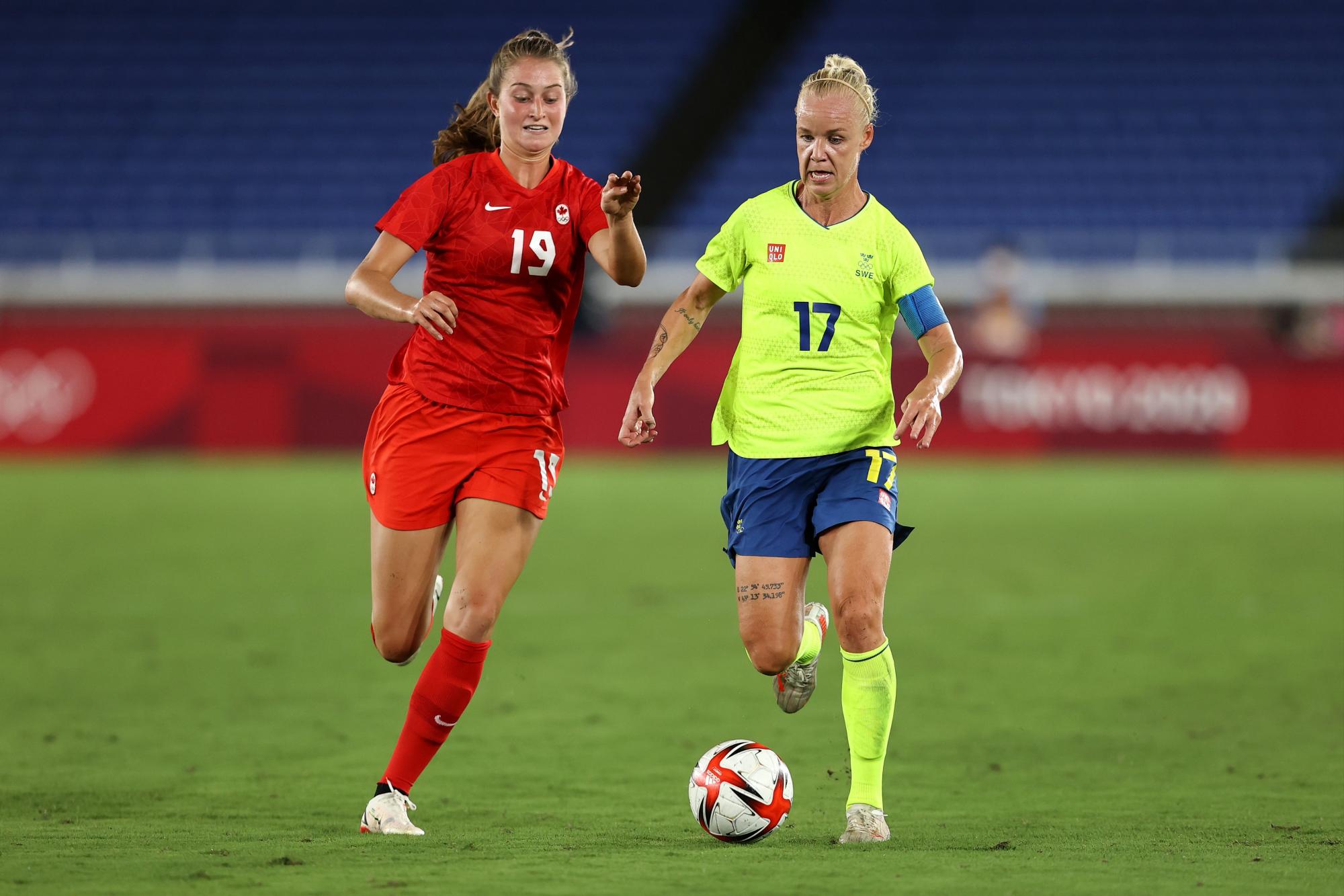 $!En muerte súbita, Canadá conquista el oro olímpico del futbol femenil