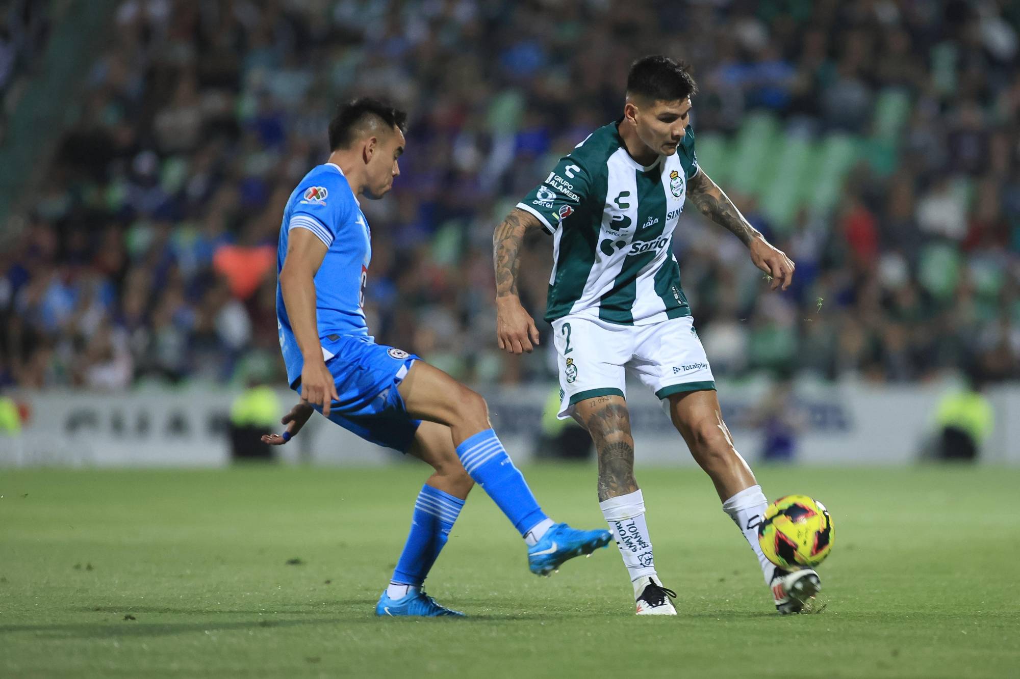 $!Cruz Azul vence a Santos con gol de Rivero