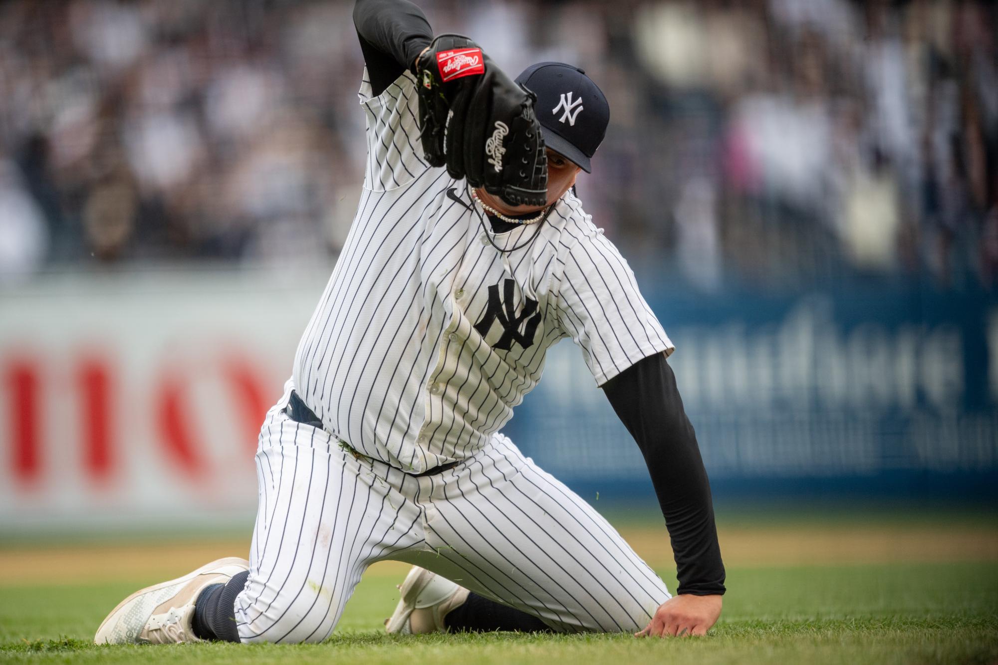 $!Mexicano Víctor González logra su segundo salvamento con los Yanquis