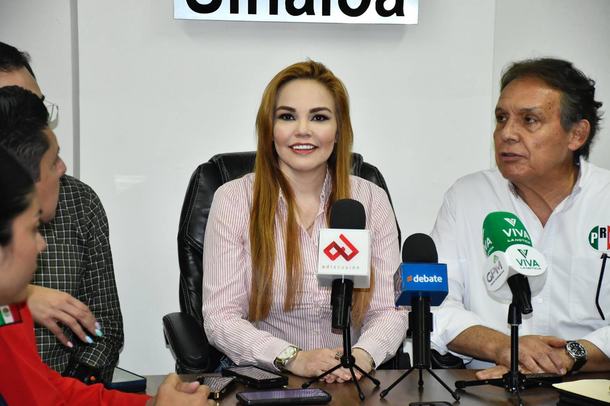 $!Deja Paola Gárate la presidencia del PRI Sinaloa; asume César Gerardo Lugo