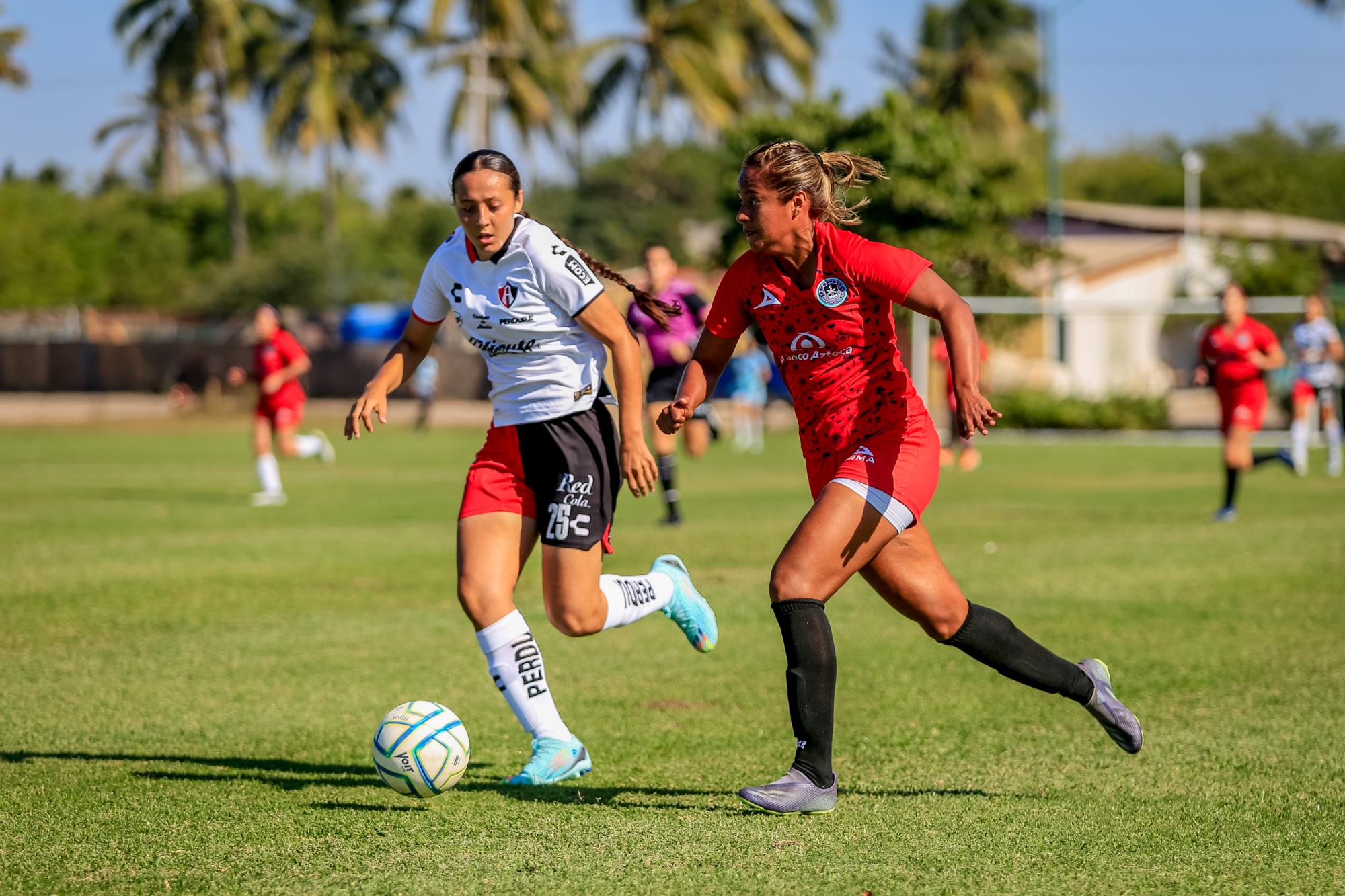 $!Mazatlán Femenil y Atlas empatan en amistoso