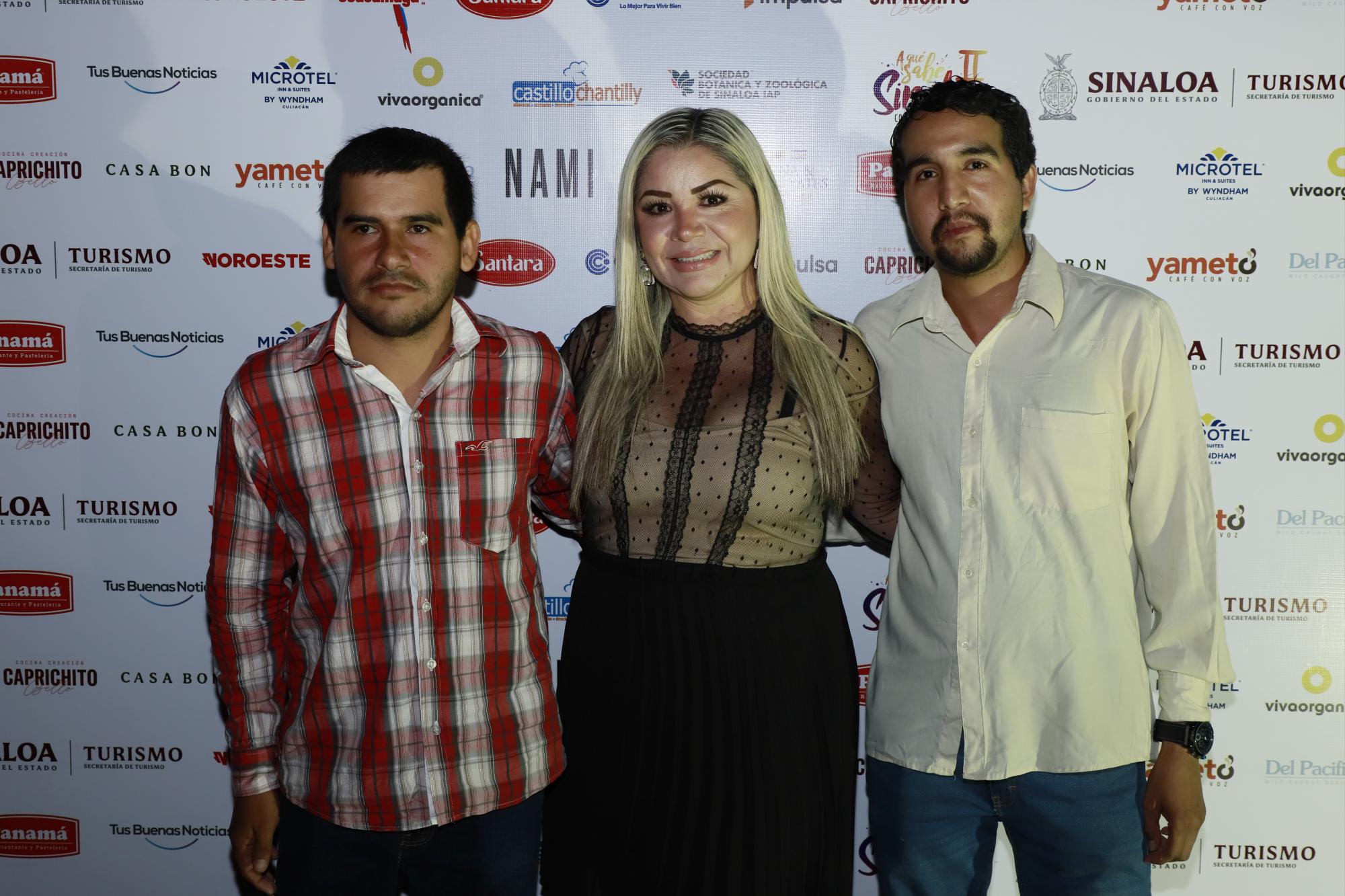 $!Eduardo López, Cristina Bstidas y Rubén López.