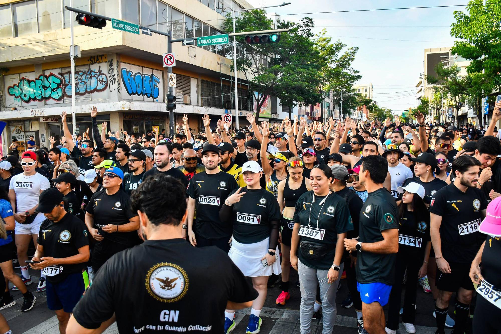 $!Juan Manuel Aguirre y Estefany Urías dominan la Carrera ‘Corre con tu Guardia’ 2025