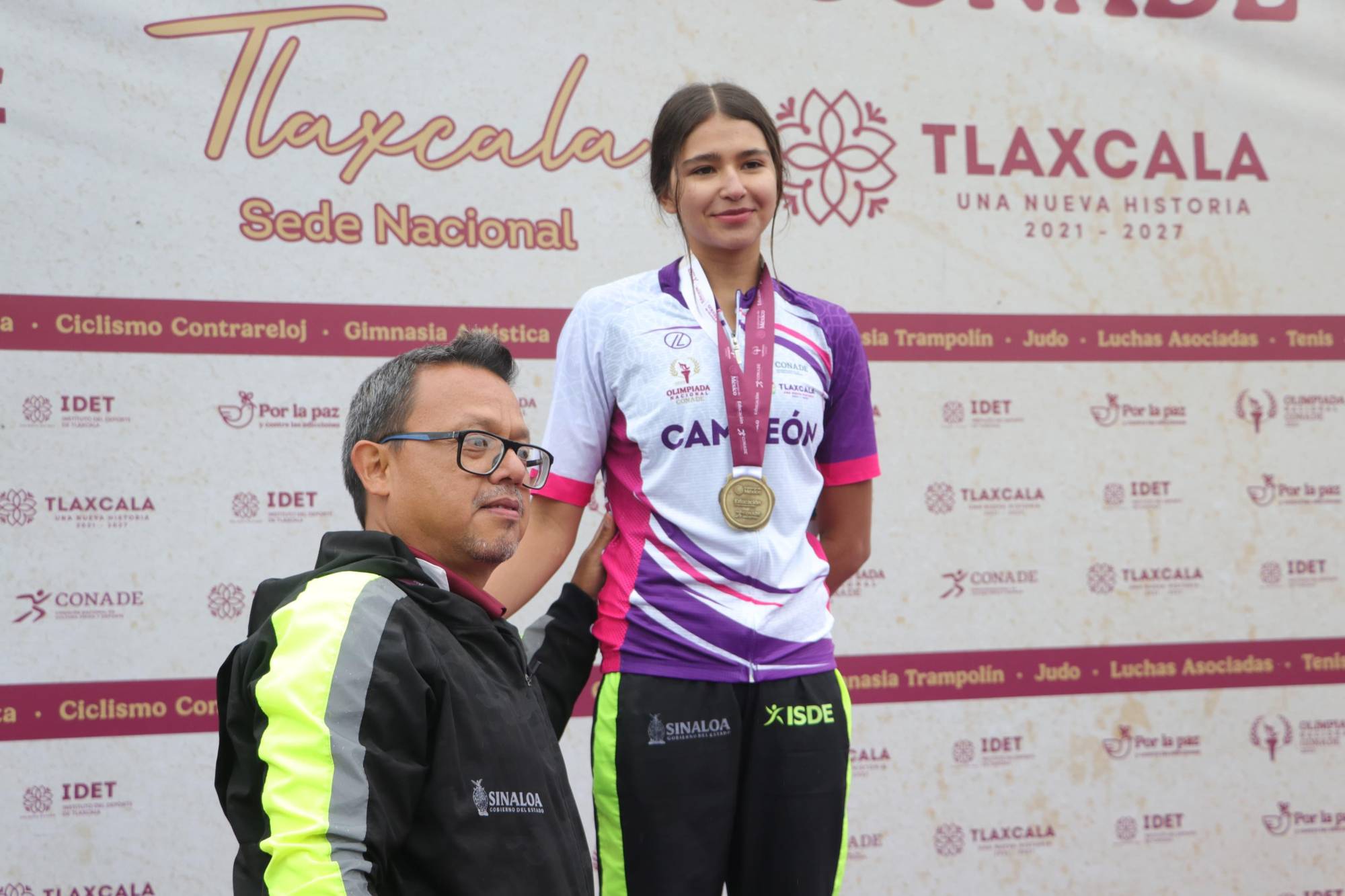 $!Akari Valenzuela da oro a Sinaloa en ciclismo de ruta y lidera plata por equipos en la Olimpiada Nacional
