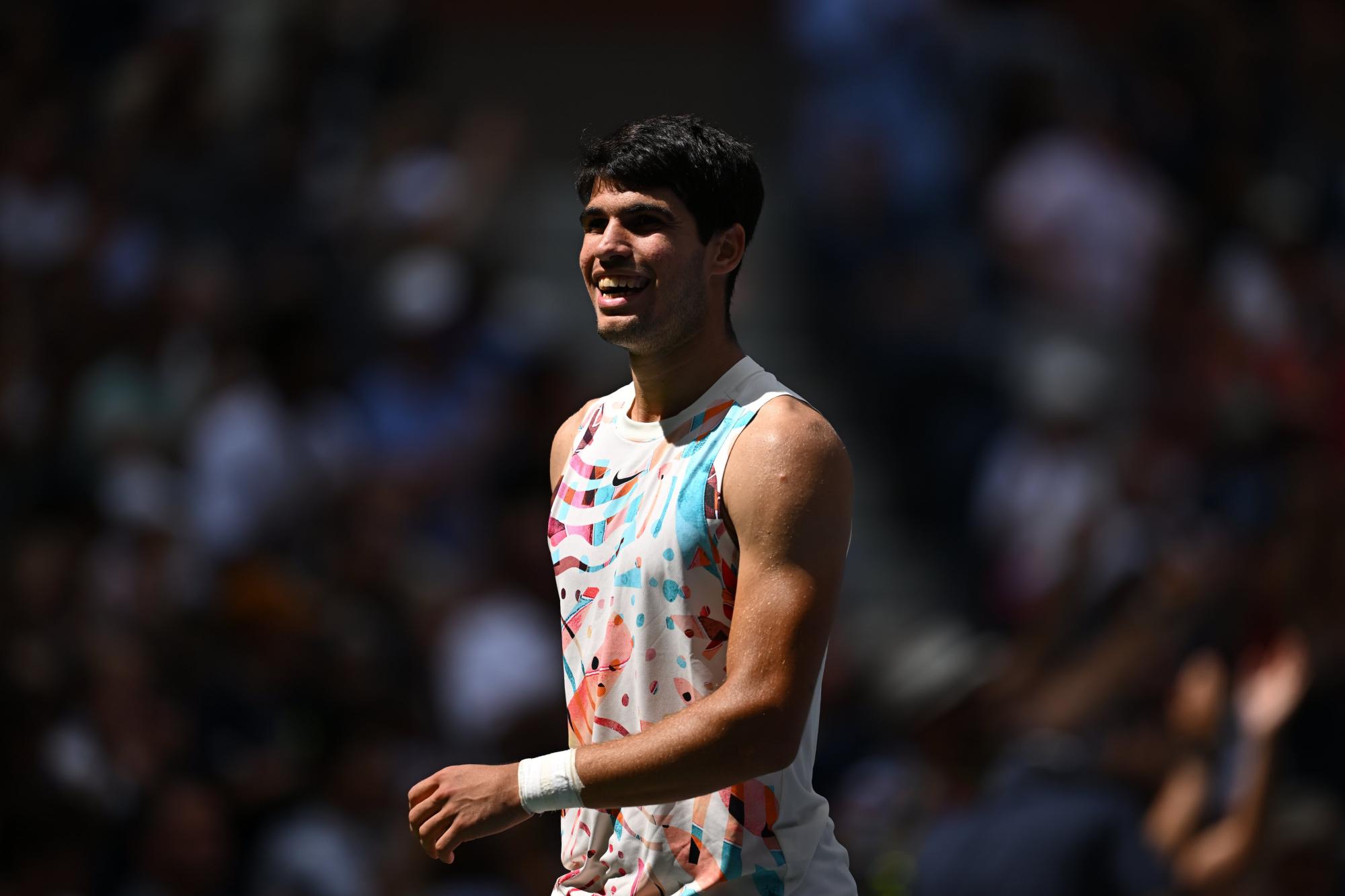 $!Carlos Alcaraz fulmina a Matteo Arnaldi y vuela a los cuartos de final del US Open