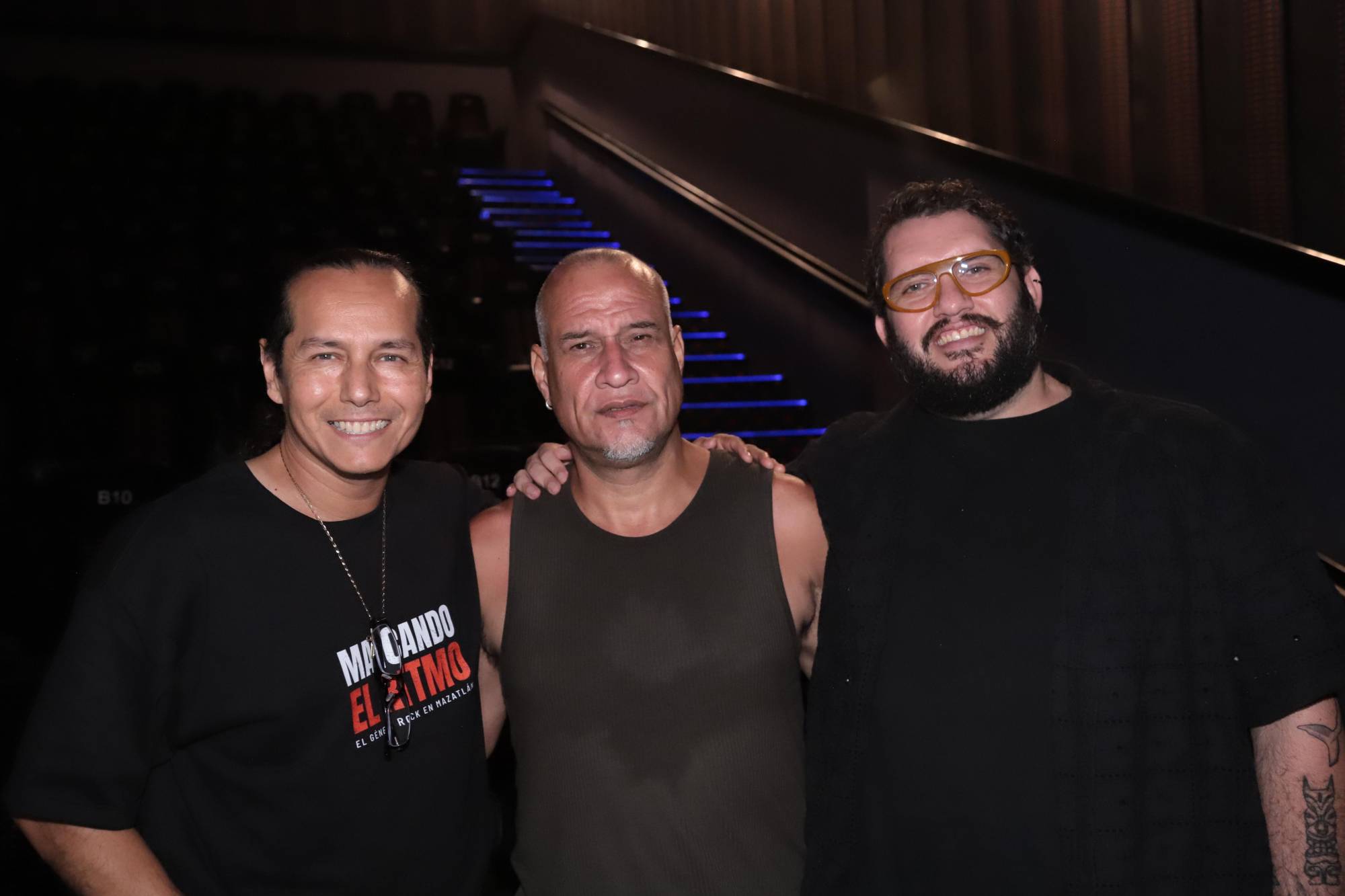 $!Ángel Barrón, Jabo Ortega y Benjamín Martínez.