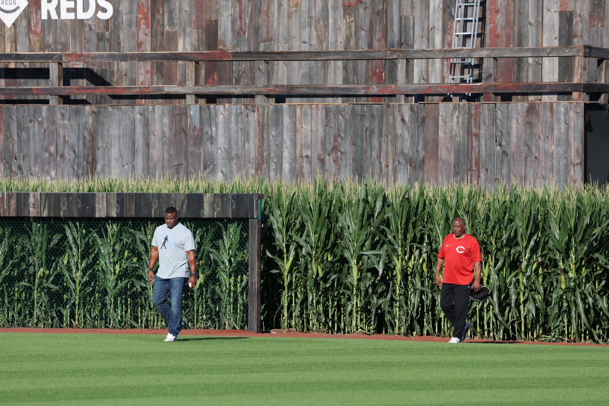 $!Cachorros superan a Rojos en partido de Field of Dreams