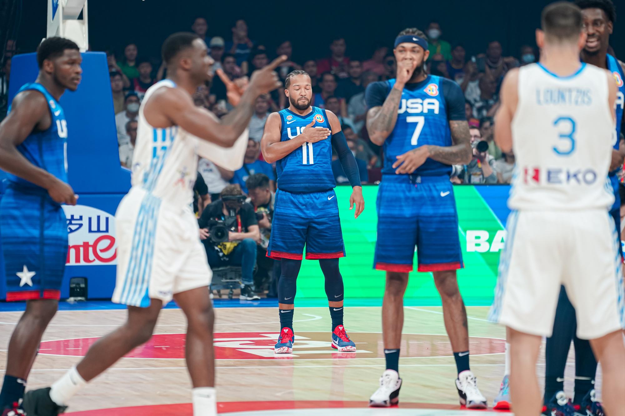$!Estados Unidos gana y se divierte ante Grecia en la Copa Mundial de Baloncesto
