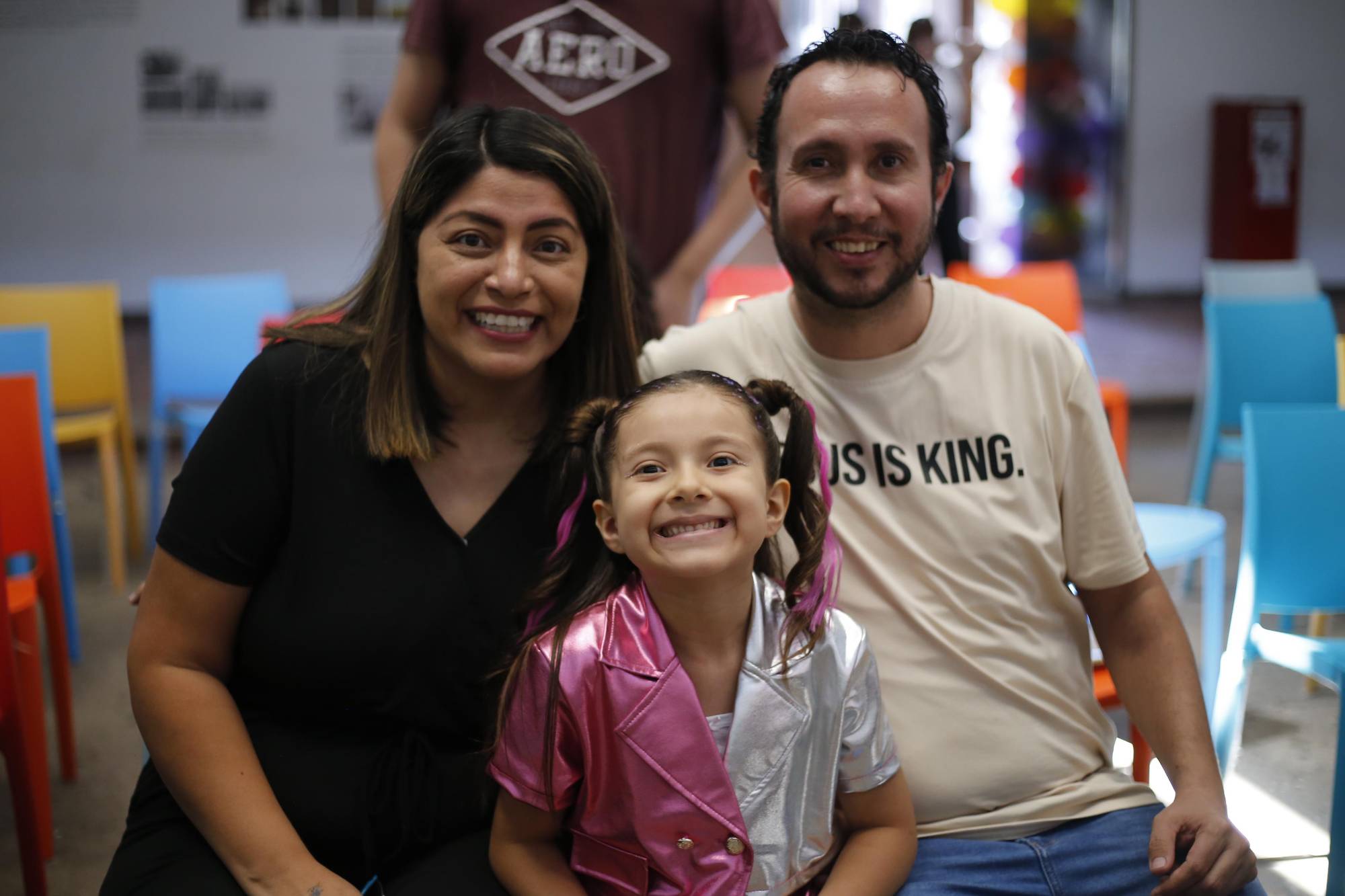 $!Suly Hernández, Alejandro Gutiérrez y la pequeña Sara Sofía Gutiérrez Hernández.