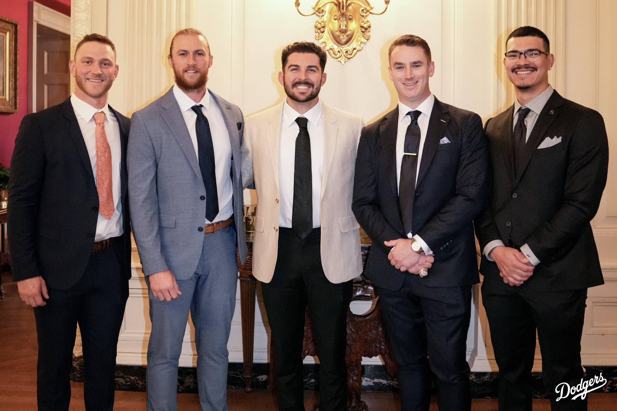 $!Dodgers celebran título de la Serie Mundial con visita a la Casa Blanca