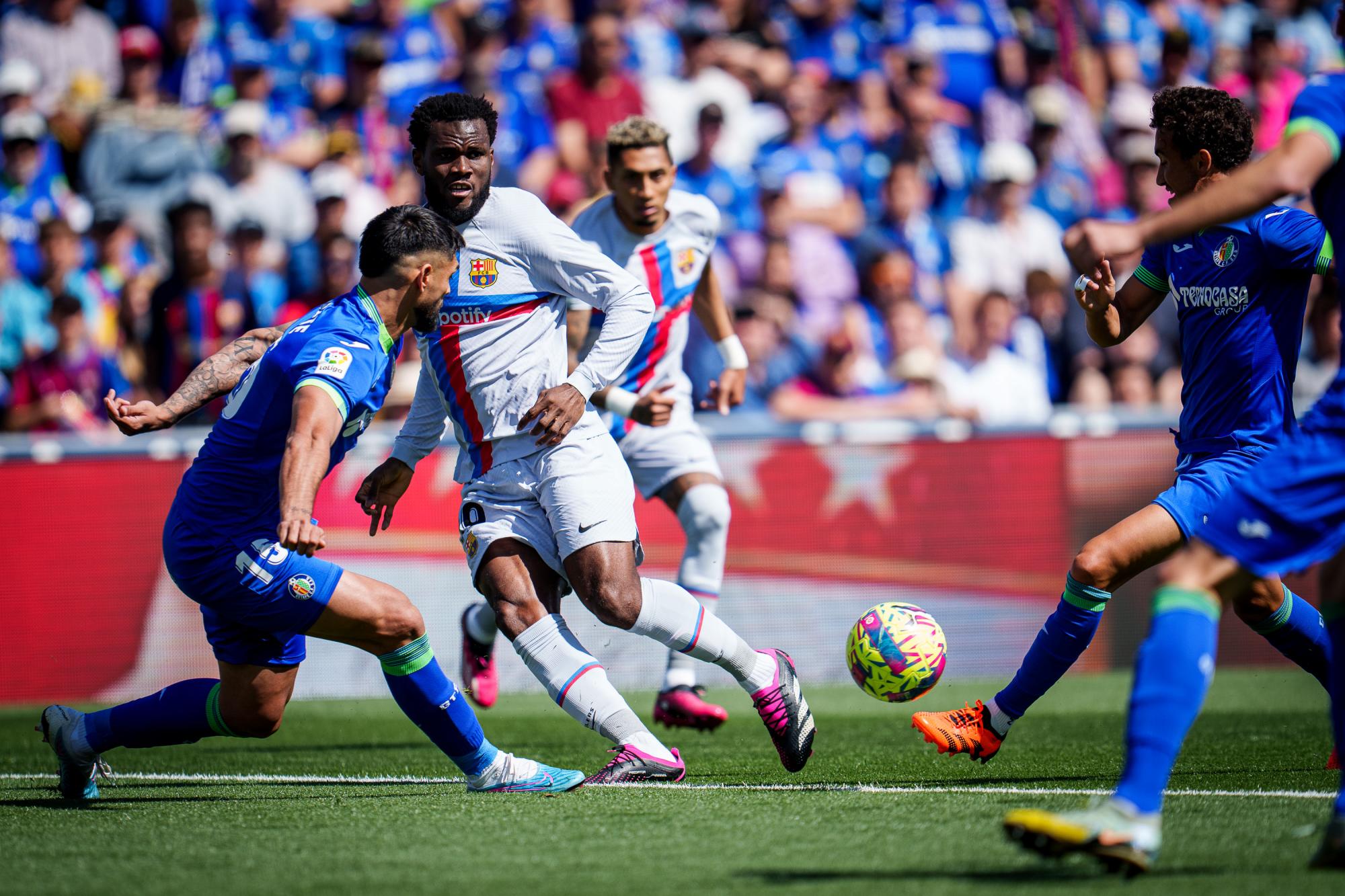 $!Amargo punto para el Barcelona ante el Getafe