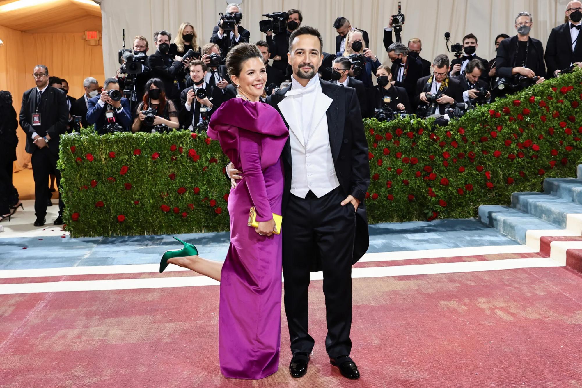 $!Vanessa Nadal y Lin Manuel Miranda.