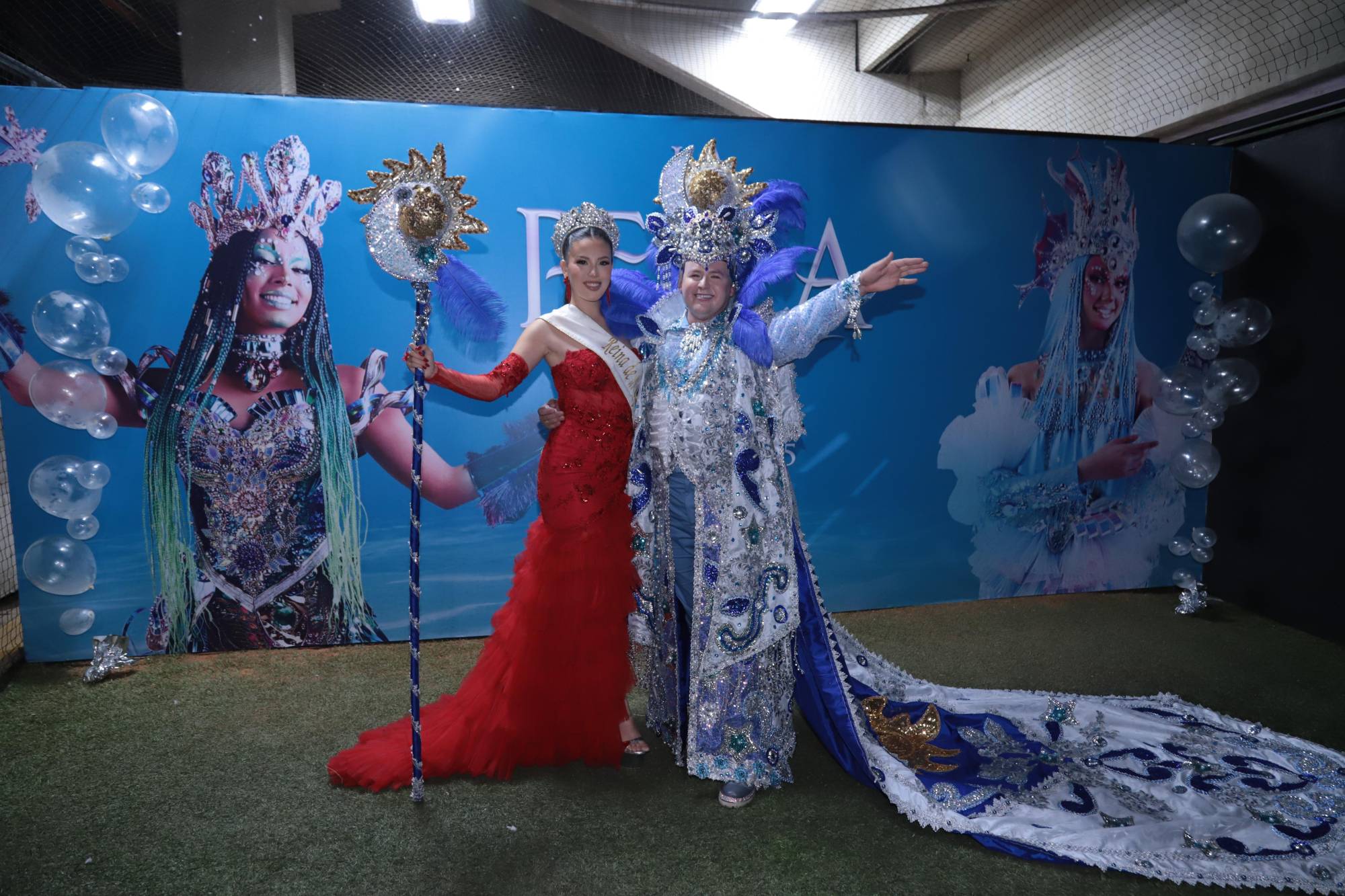 $!Siu Ling Cotero Chío y Héctor Limón, Reina de los Juegos Florales y Rey de la Alegría del Carnaval 2024, respectivamente.