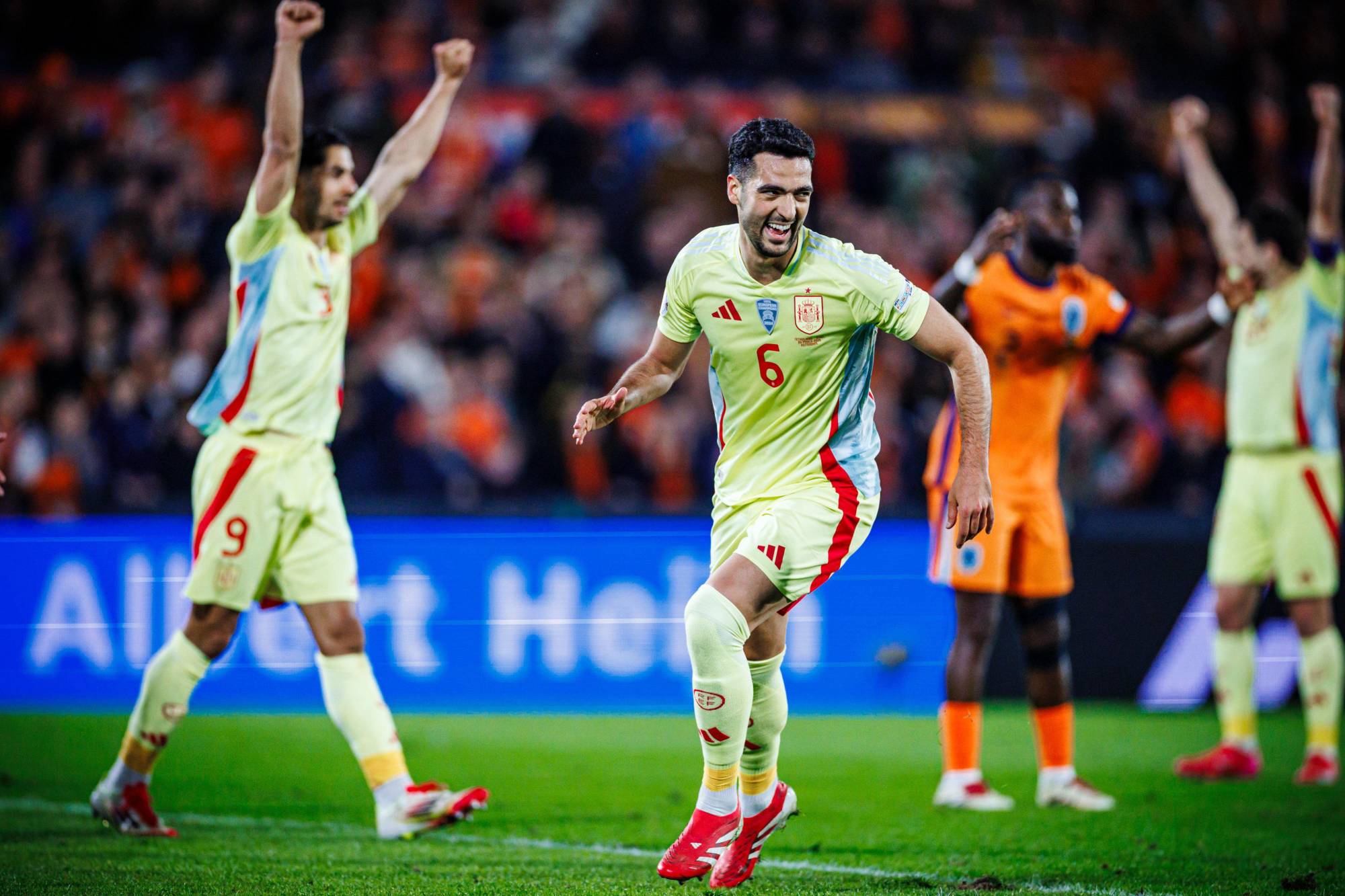 $!Valioso empate de España en Rótterdam
