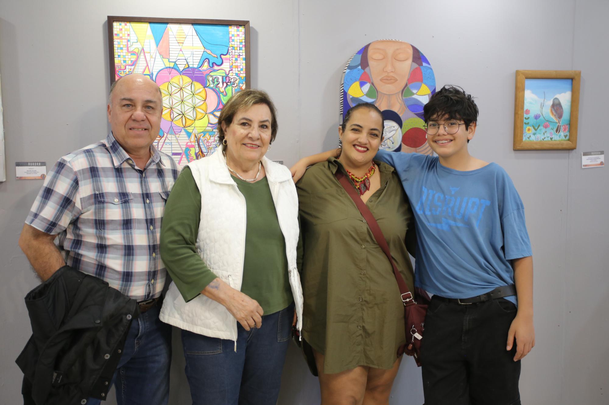 $!Quirino Rodríguez, Kita Pelayo, Marysol Galván Pelayo y Aldo Galván.