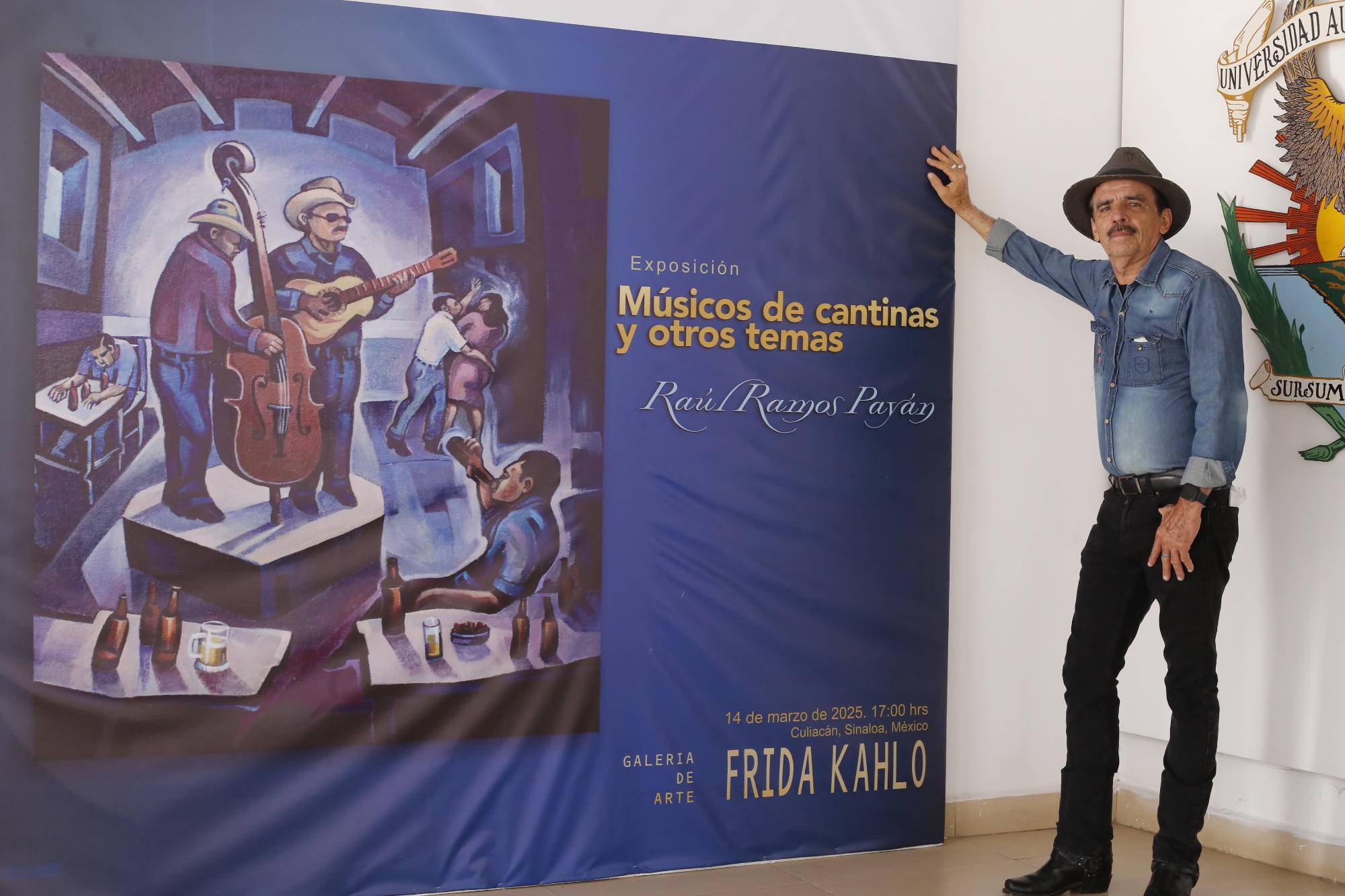 $!Un homenaje a los músicos hizo el artista.