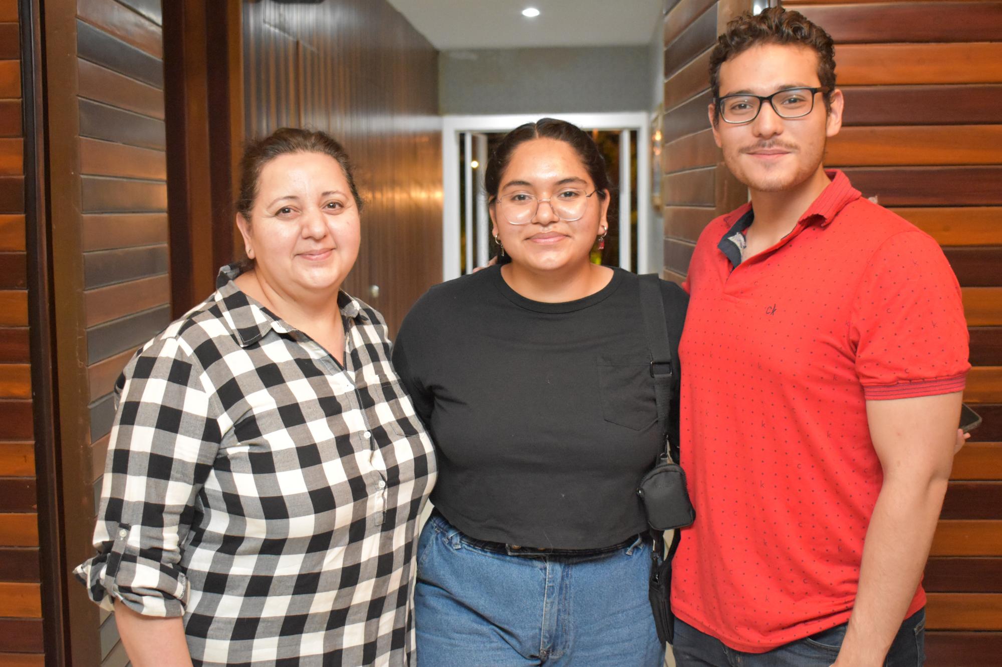 $!Rocío García, Anhel Salomón y Jaime René Semería Santiago.