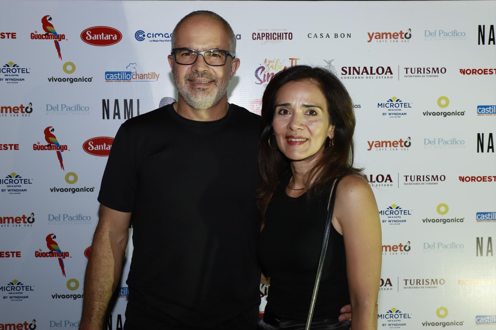 $!Tomás Osuna y Diana Ledón.