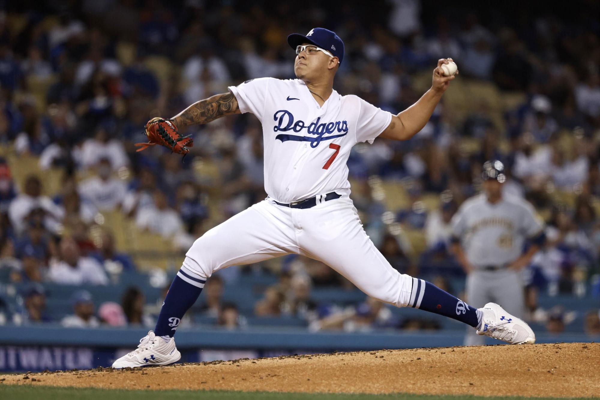 $!‘Es una temporada de ensueño’: Julio Urías tras lograr su victoria 20 en la temporada
