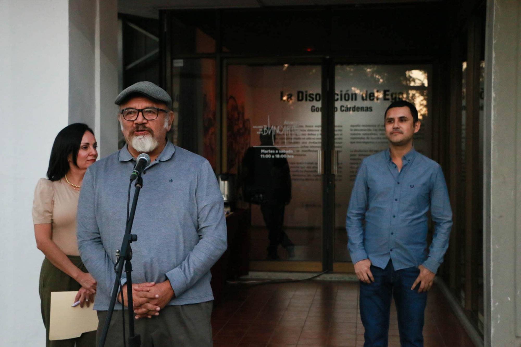 $!Rodolfo Arriaga, director de programación del Isic, inauguró la exposición.