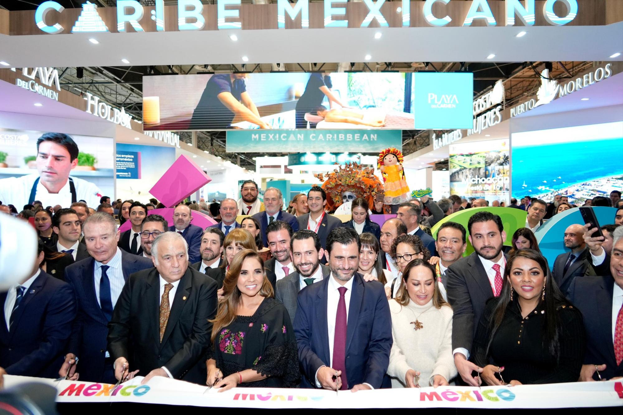$!Inicia la presencia de México en FITUR 2024 con el pabellón más grande de América